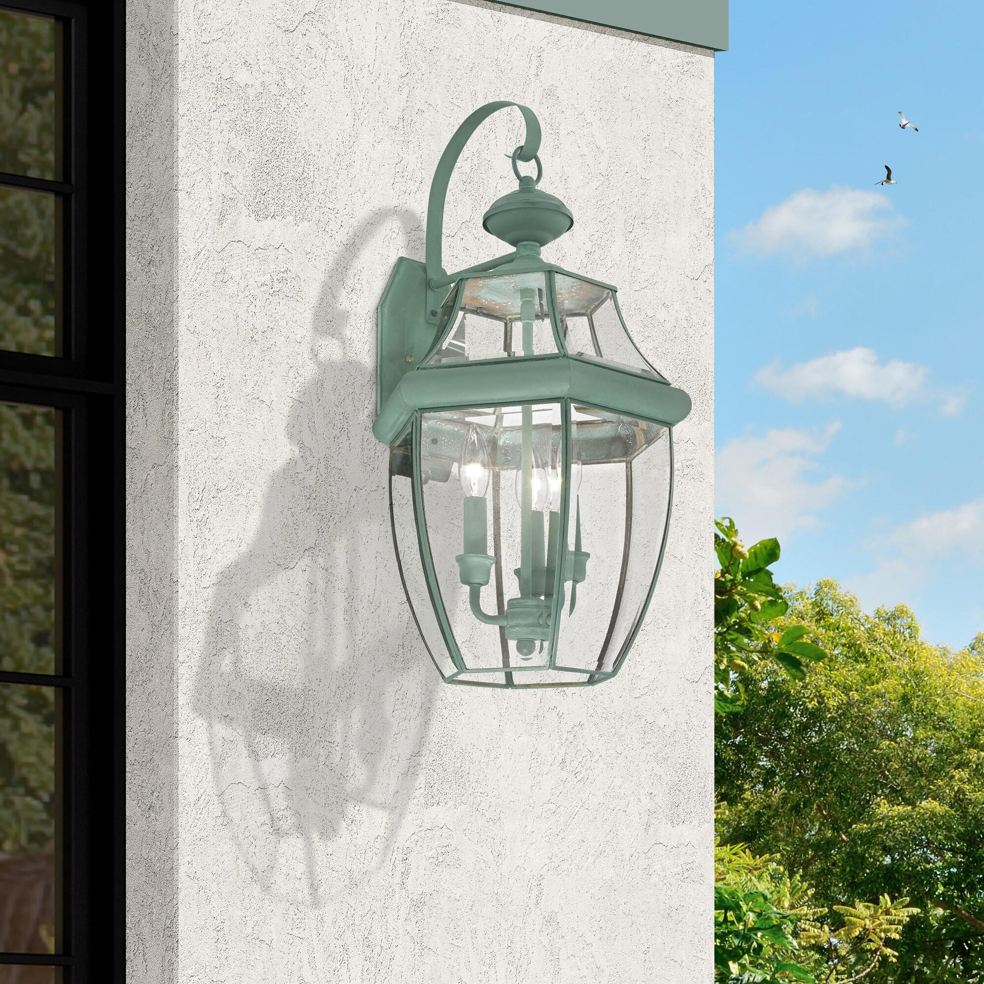 Livex Lighting Monterey 3 - Light Wall Light in  Verdigris