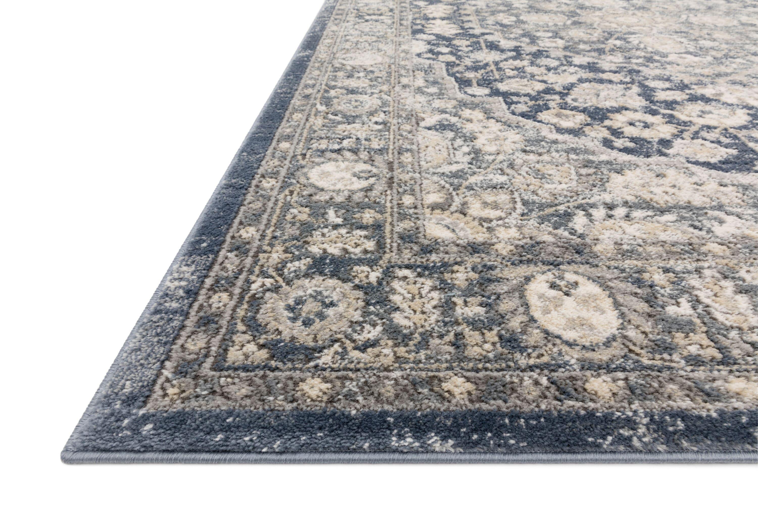 Loloi Teagan Denim / Mist 2'-8" x 4' Accent Rug