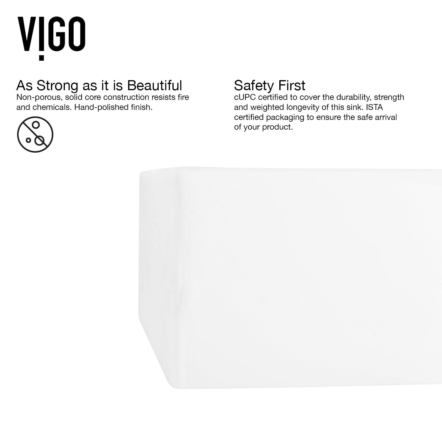 Dianthus 15" L x 15" W x 5" H Matte White Handmade Square Vessel Bathroom Sink