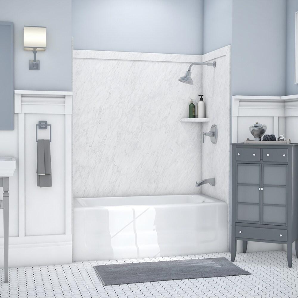 FlexStone Elite 60"W x 32"D x 60"H Alcove Bathtub Surround