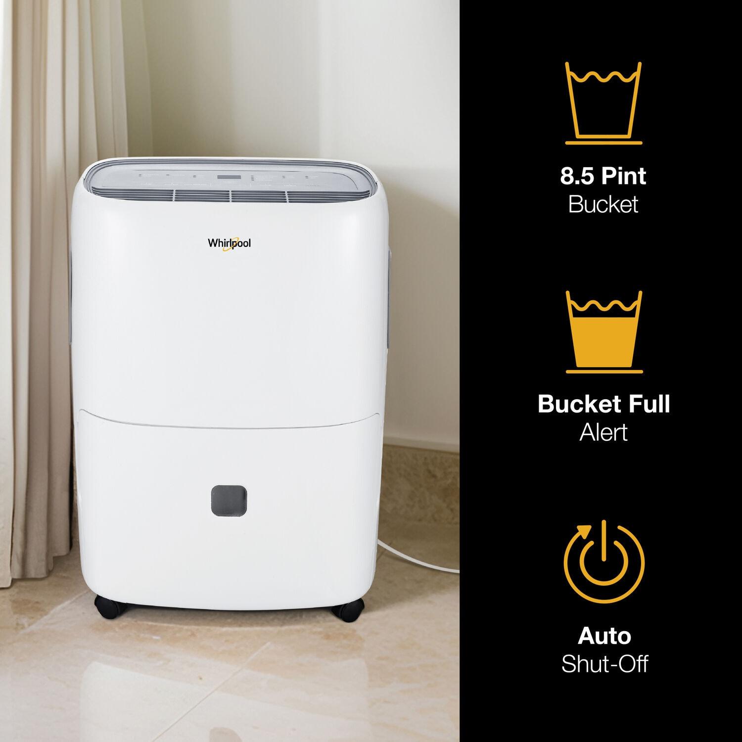 Whirlpool 23 Pint Dehumidifier for Rooms up to 1500 Sq. Ft. & Reviews | Wayfair