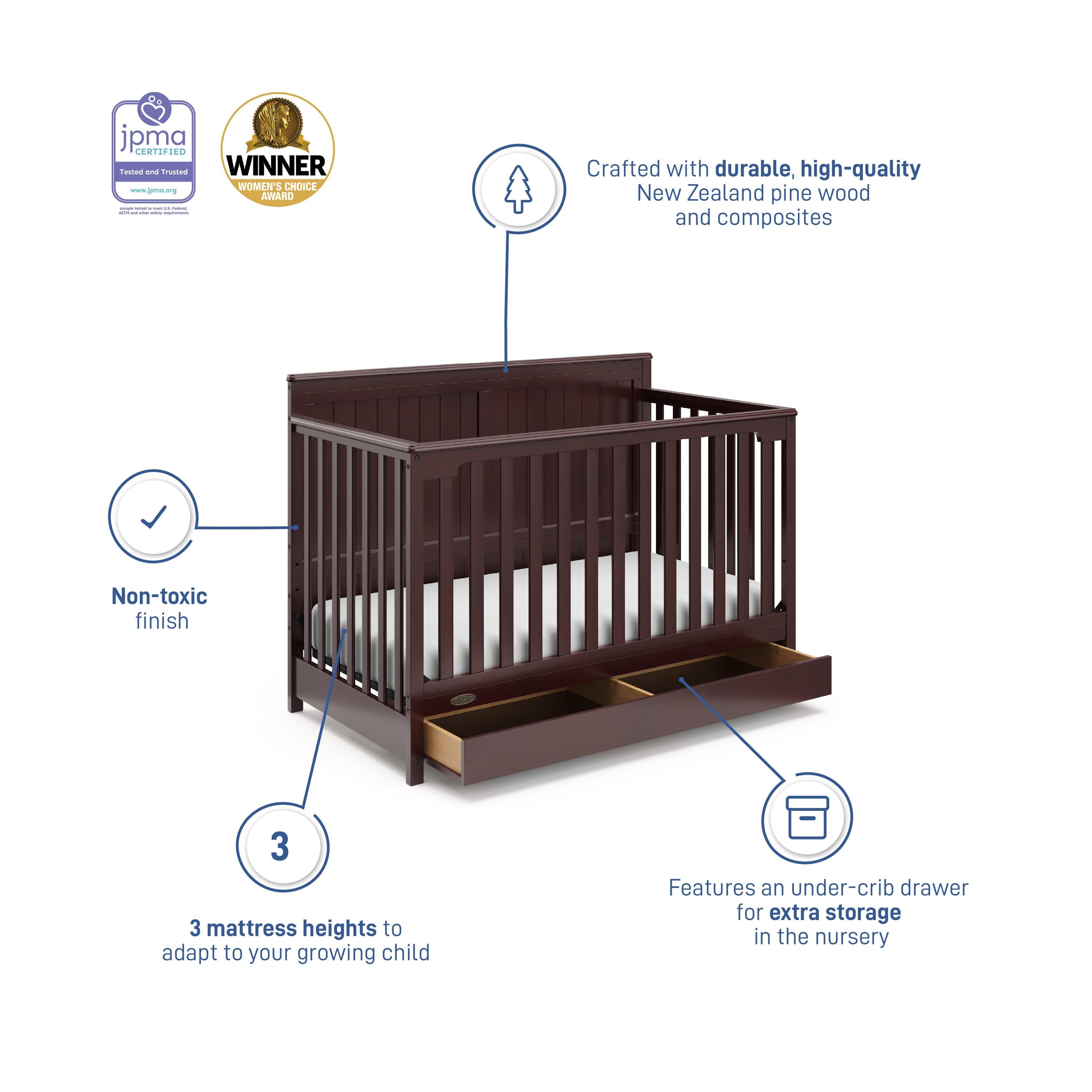 Hadley 5-in-1 Convertible Crib