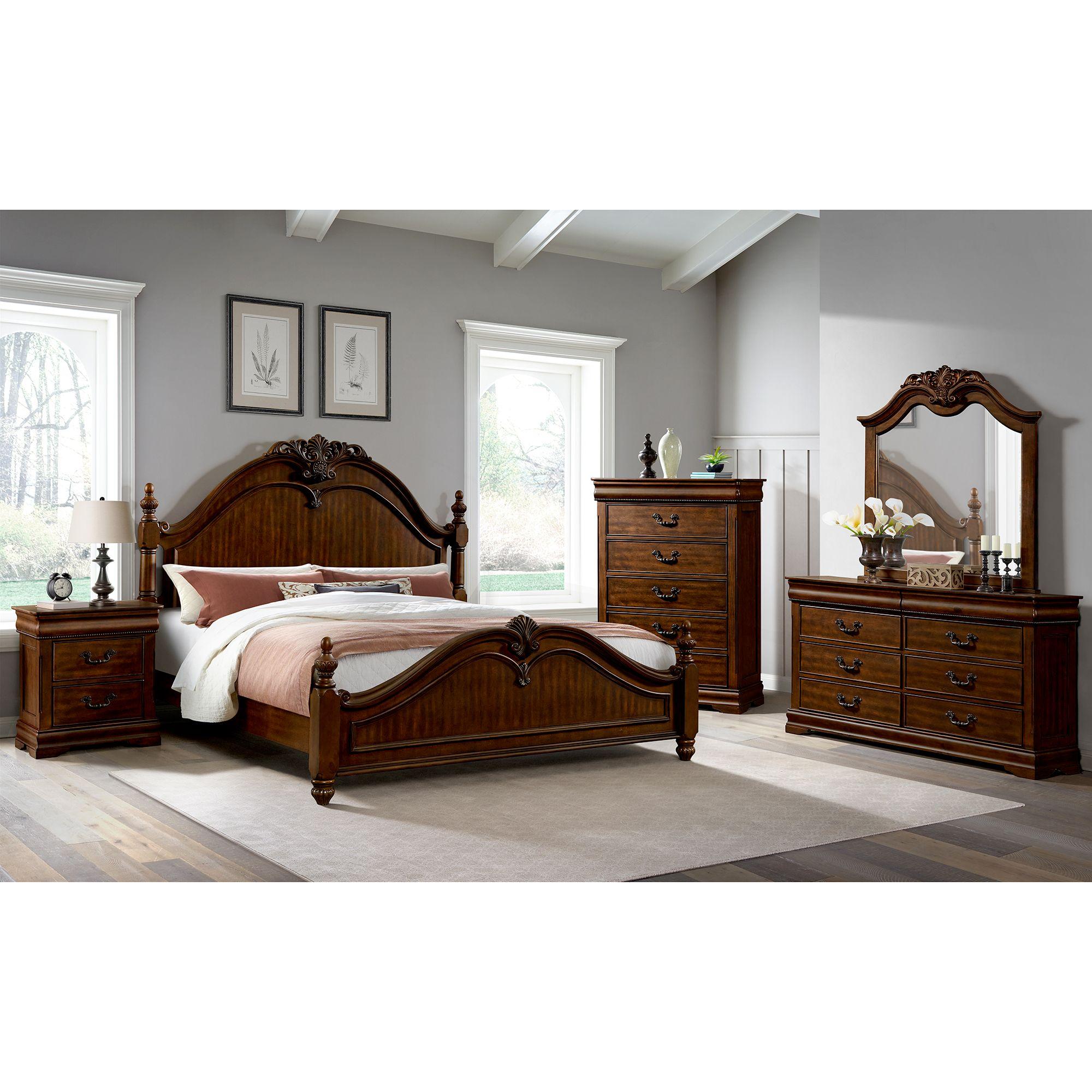 Elements Coppola Queen Bed in Cherry