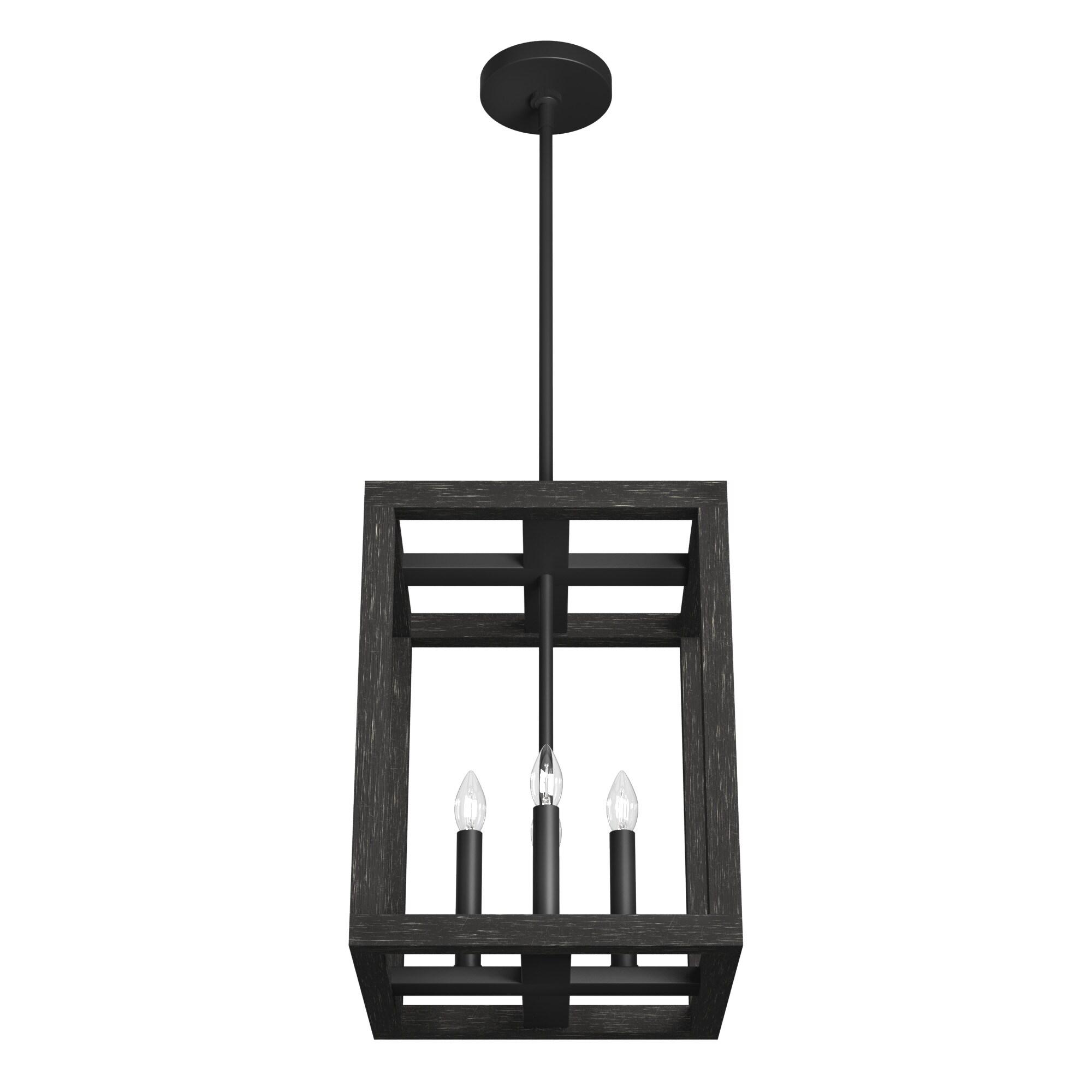 Squire Manor 4 - Light Lantern Rectangle Chandelier