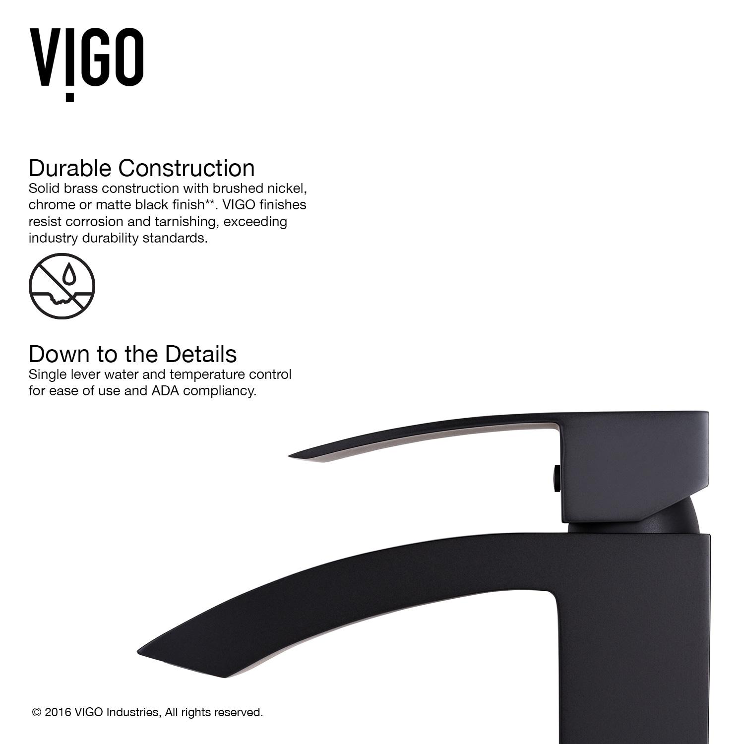 Satro 7" H Single Handle Single Hole Bathroom Faucet