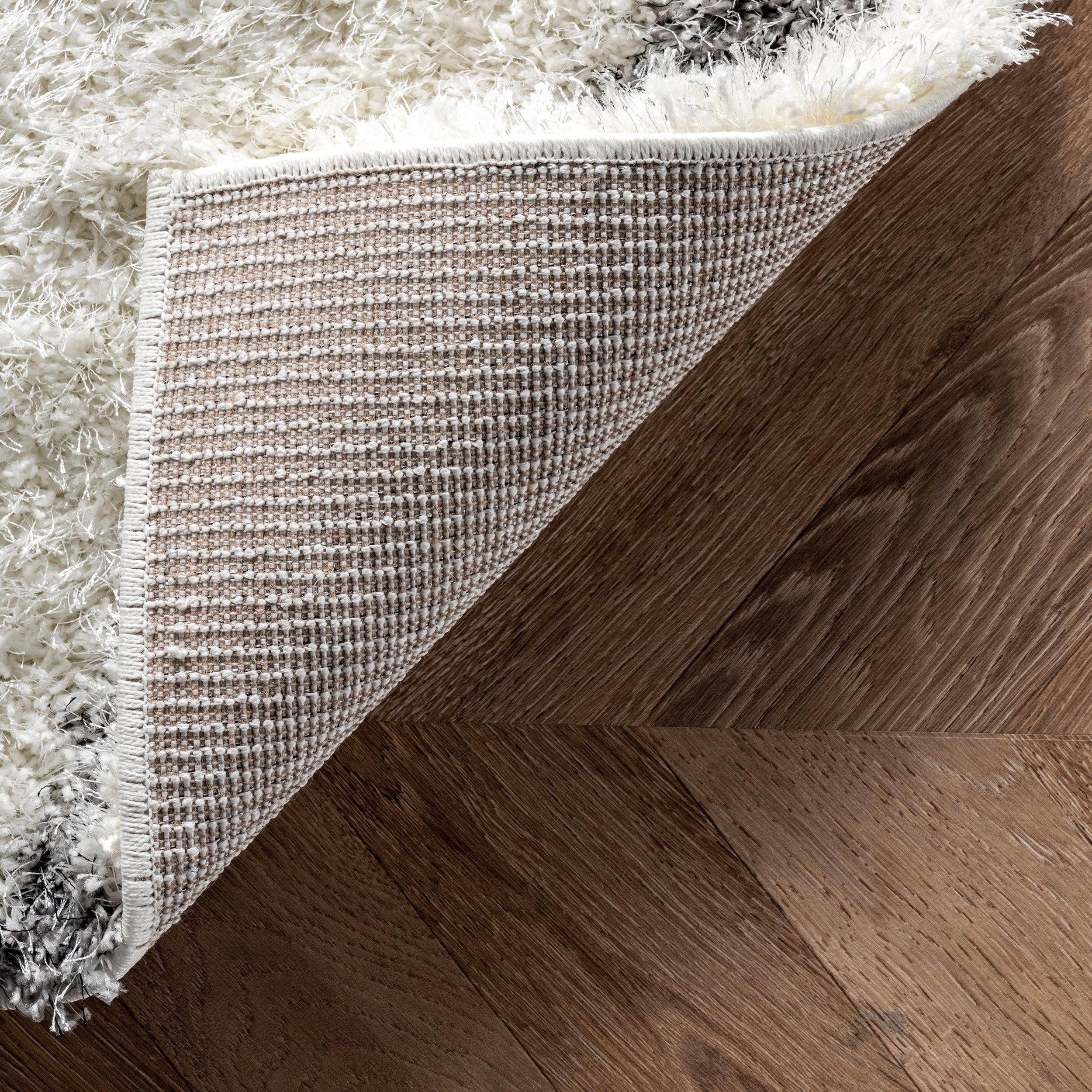 nuLOOM Diamond Soft & Plush Shag Runner Rug, 2' 8" x 8', Gray