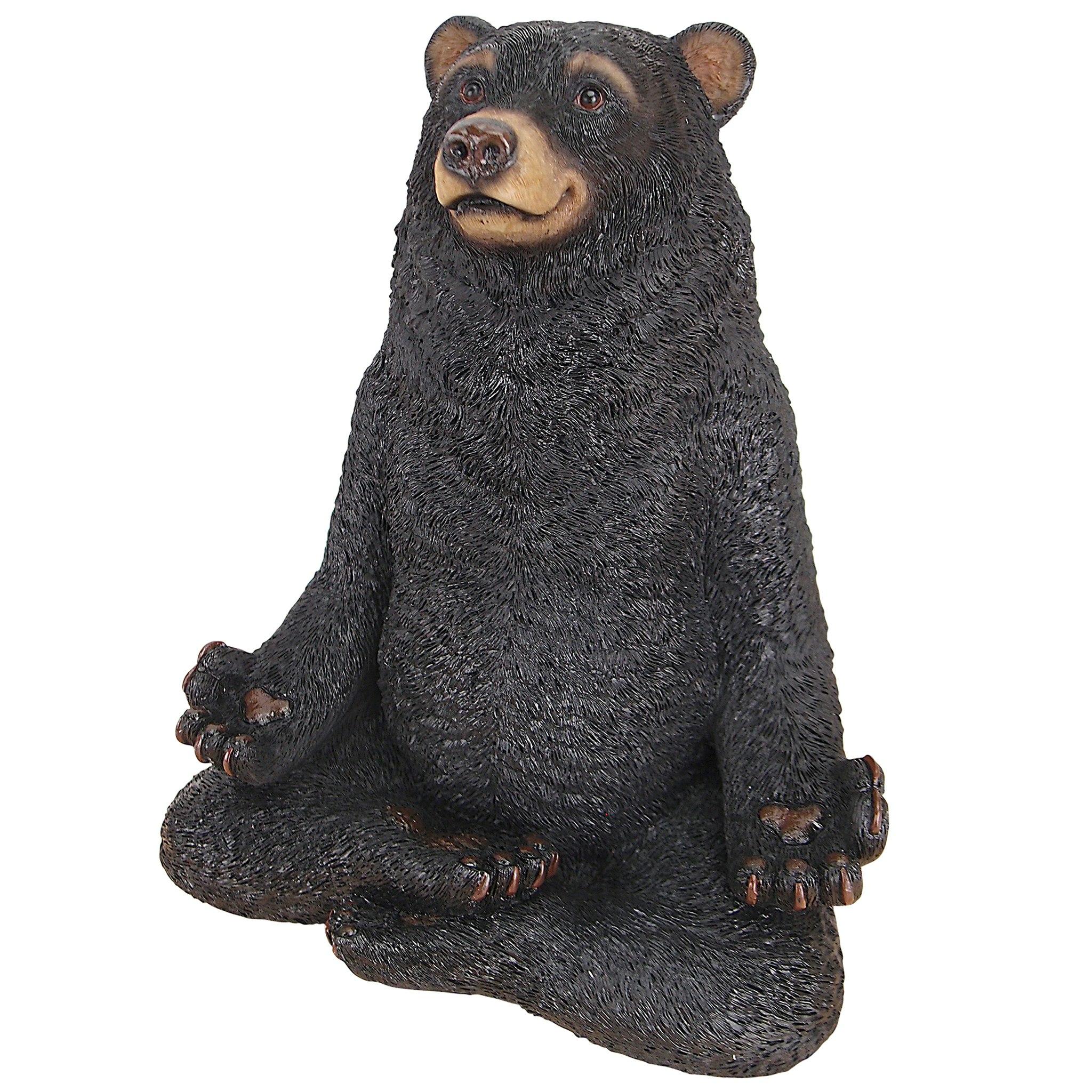 Being One with the Honey Zen Bear Statue