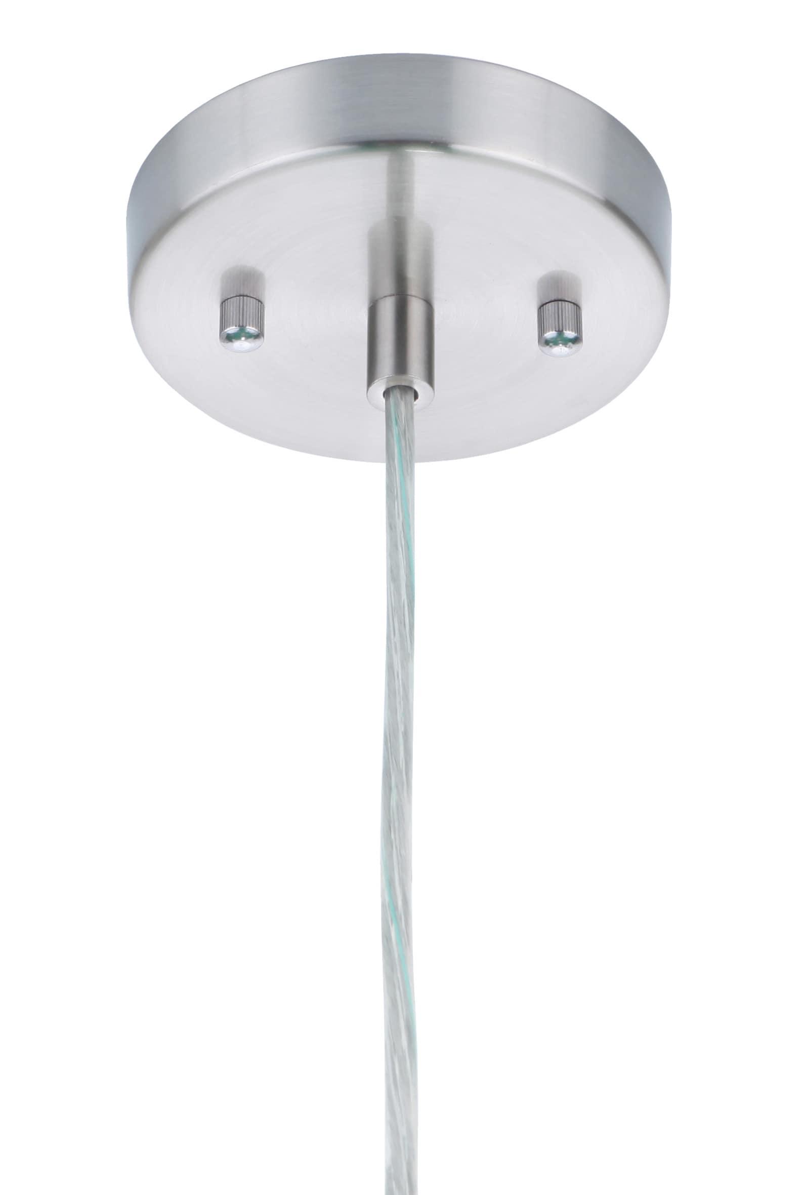 55091-BNK-Craftmade Lighting-Pill - 1 Light Mini Pendant-Brushed Polished Nickel Finish    -Traditional Installation