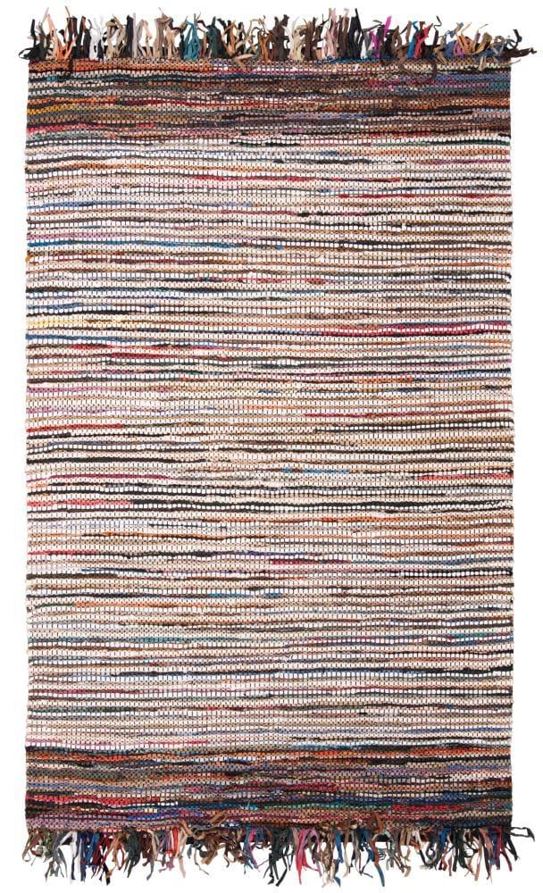 Vintage Leather VTL373 Hand Woven Area Rug - Multi - 6'x9' - Safavieh.