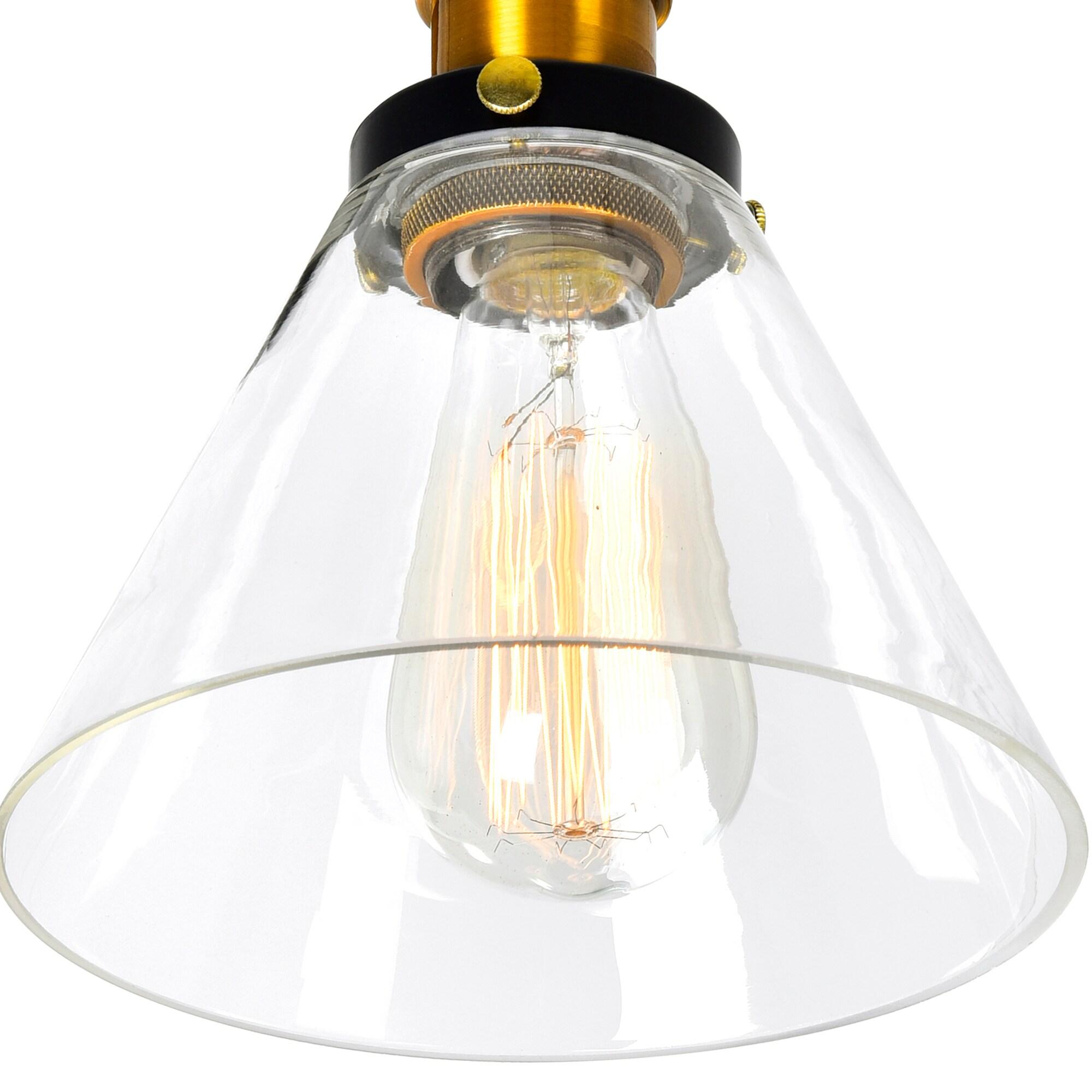 Elegant Dual-Arm Black and Gold Brass Wall Sconce