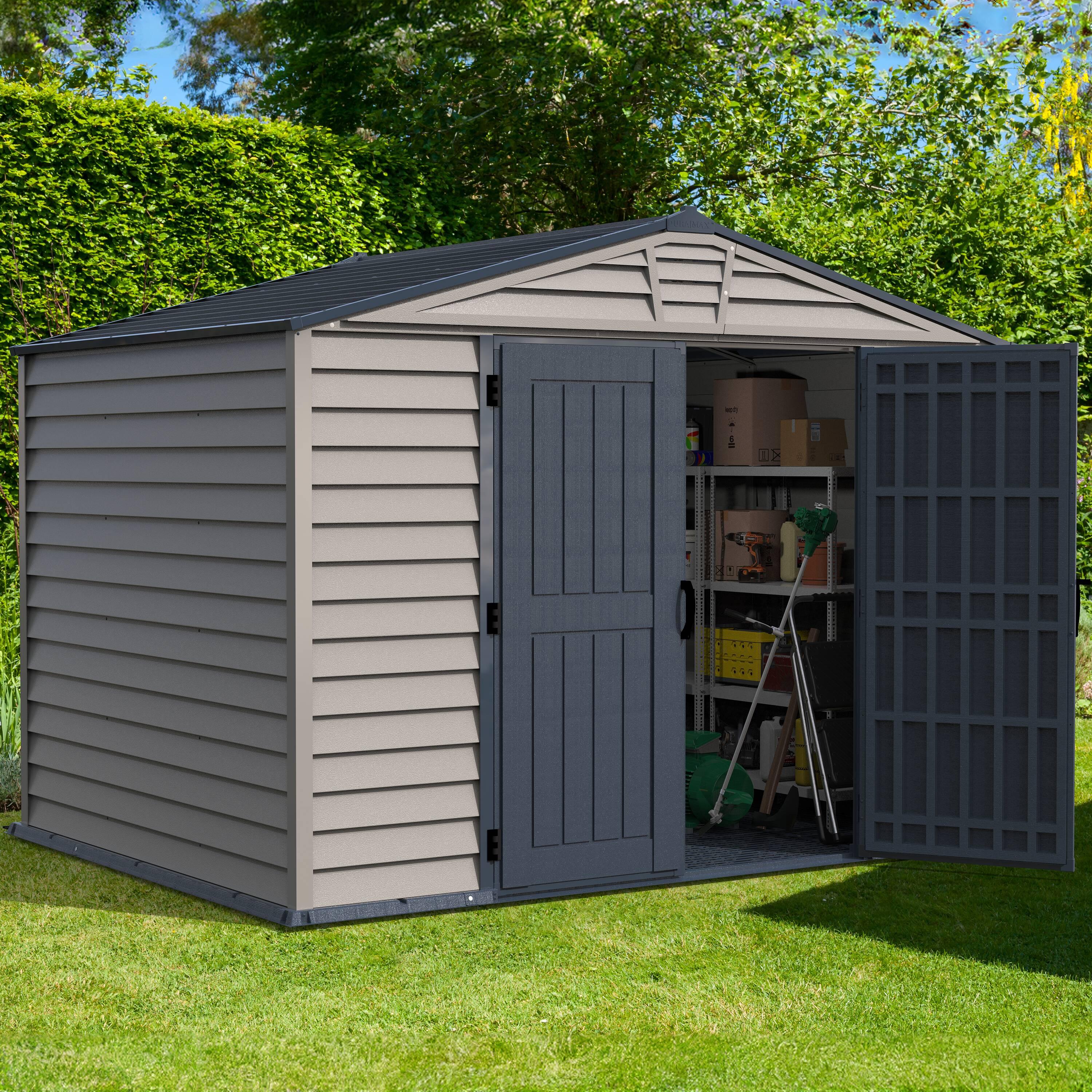 Storemax Plus 10 ft. W x 8 ft. D Vinyl Storage Shed