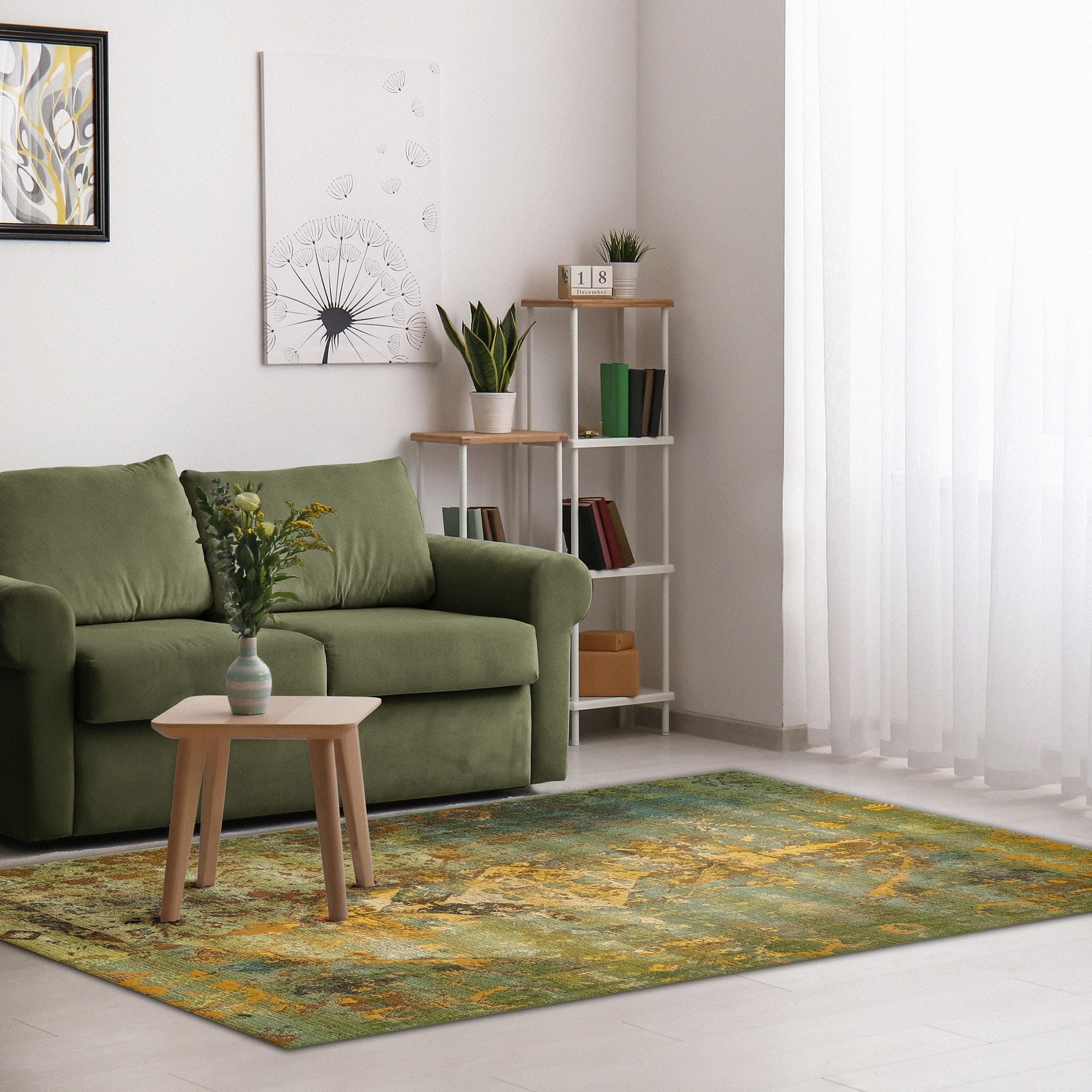 Liora Manne Marina Kermin Indoor/Outdoor Rug Green 2'7" x 4'3"