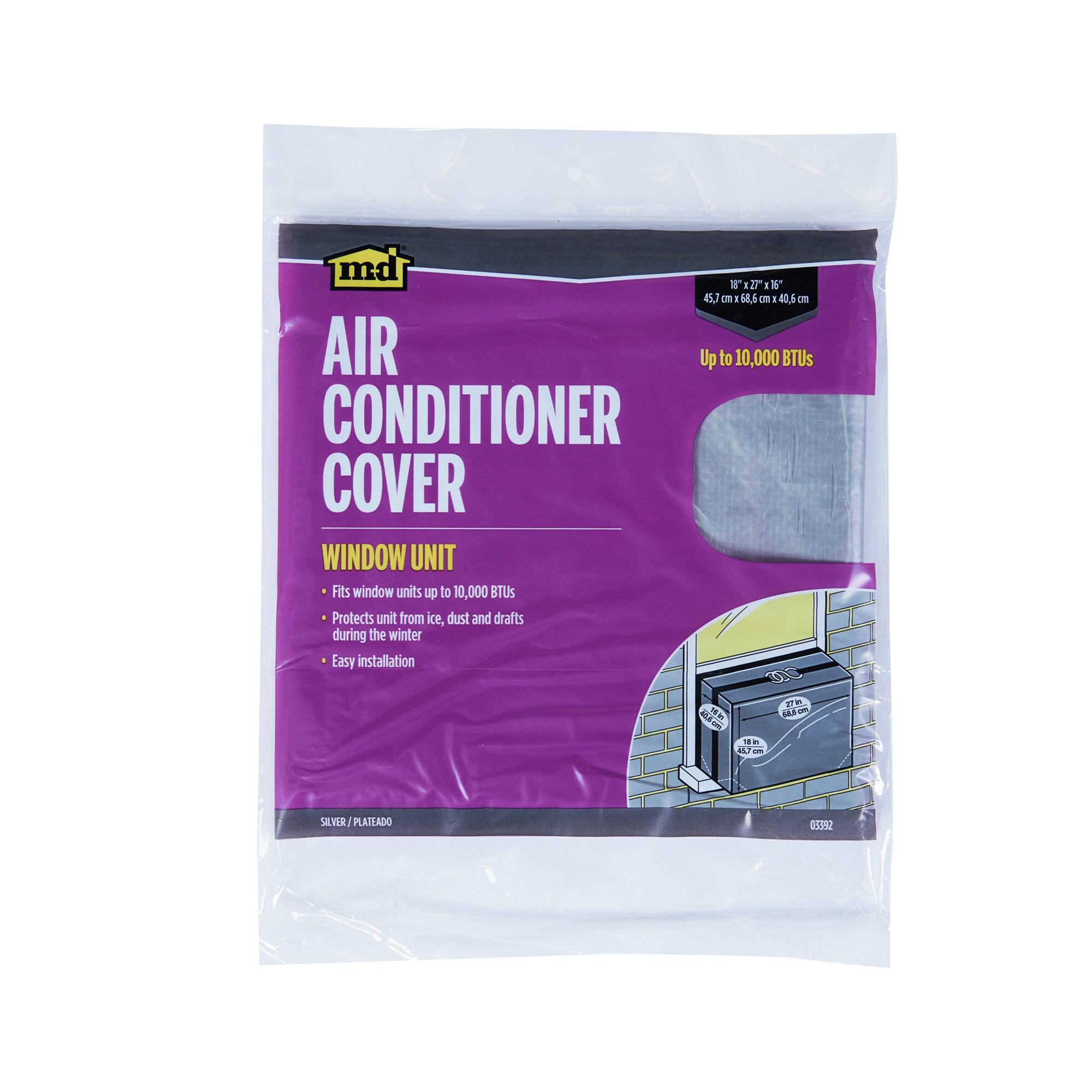 M-D Building Products 03392 Small Silver Air Conditioning Cover for Window Units