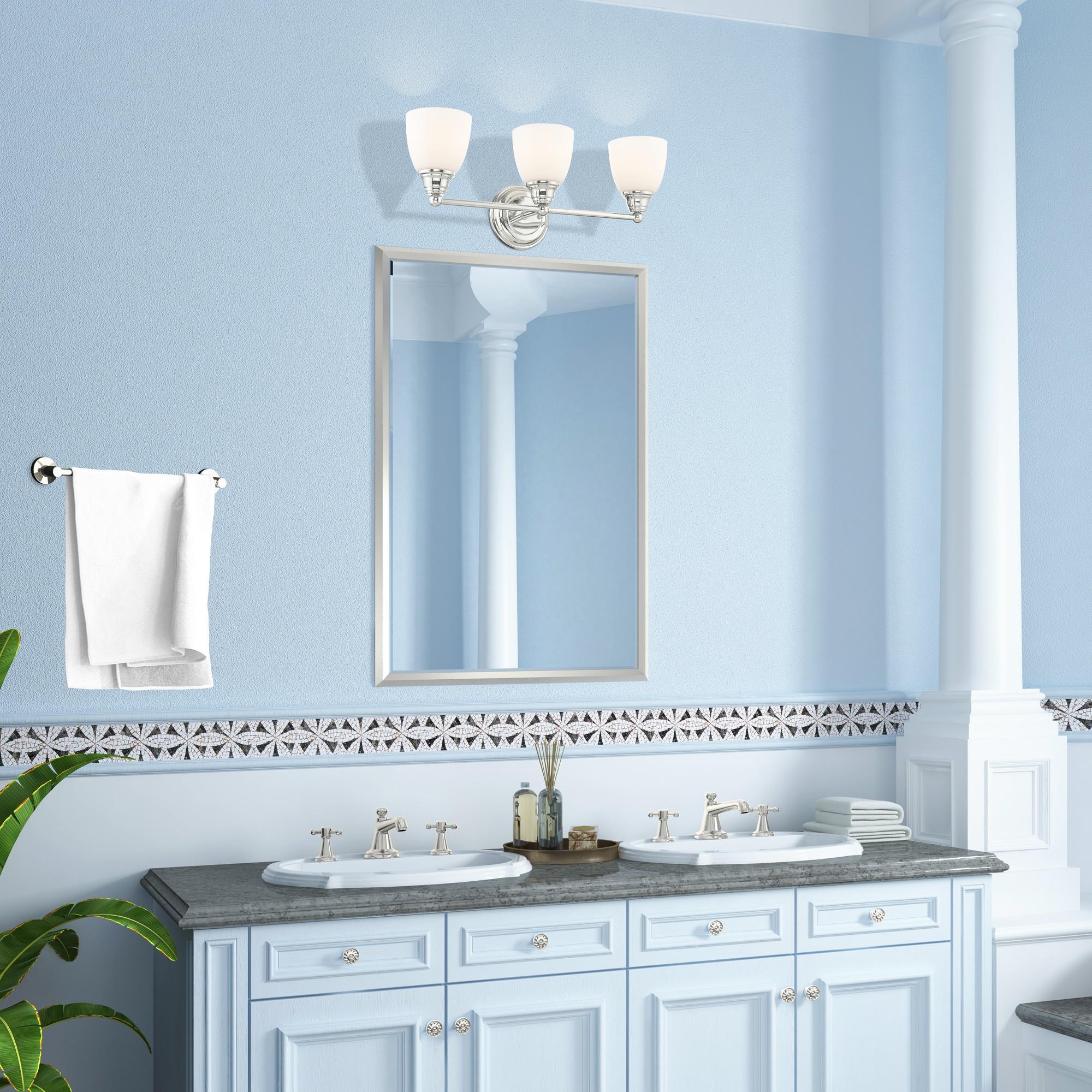 Livex Lighting Somerville 3 - Light Vanity in  Polished Chrome