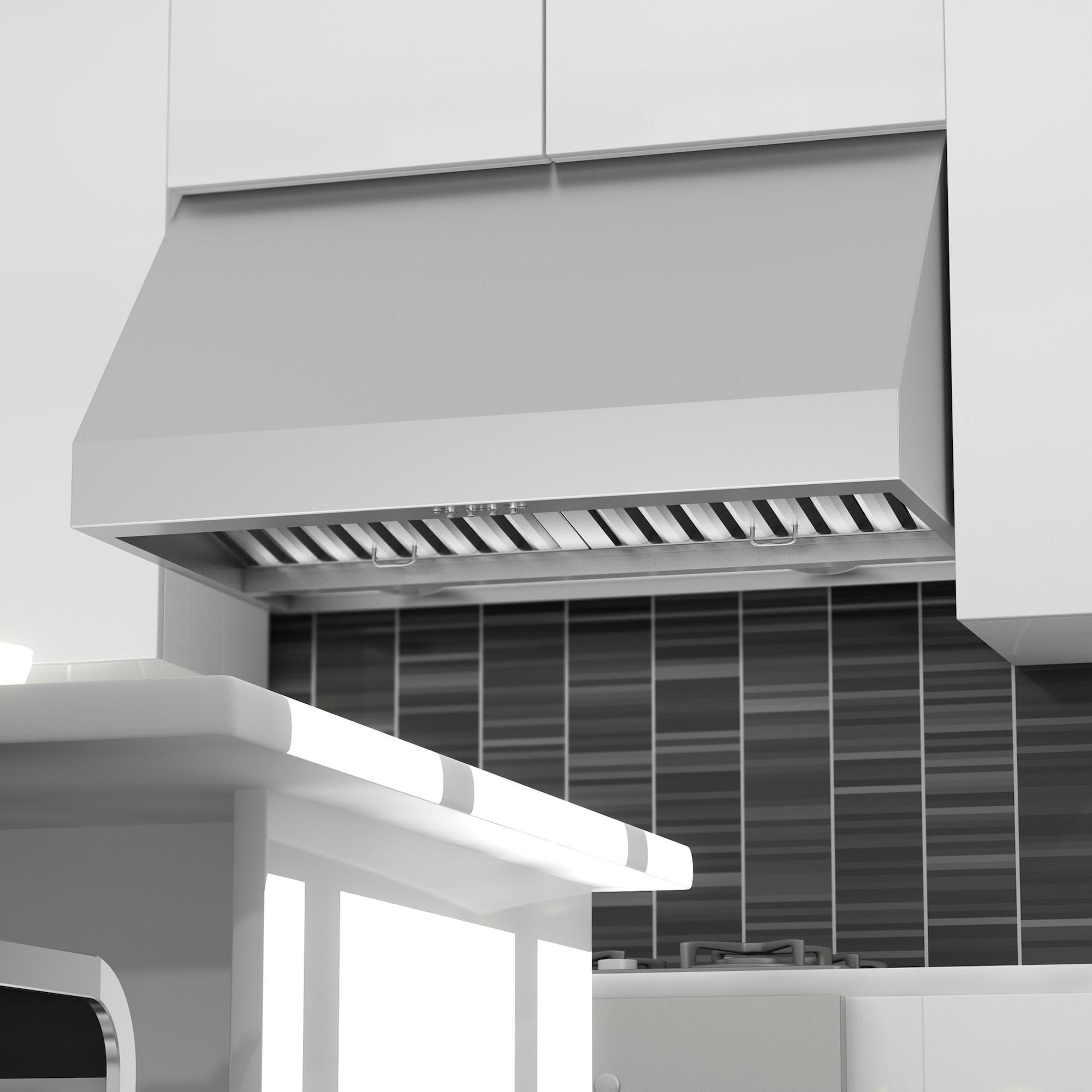 ZLINE 48 in. Convertible Vent Under Cabinet Range Hood in Stainless Steel (523-48)