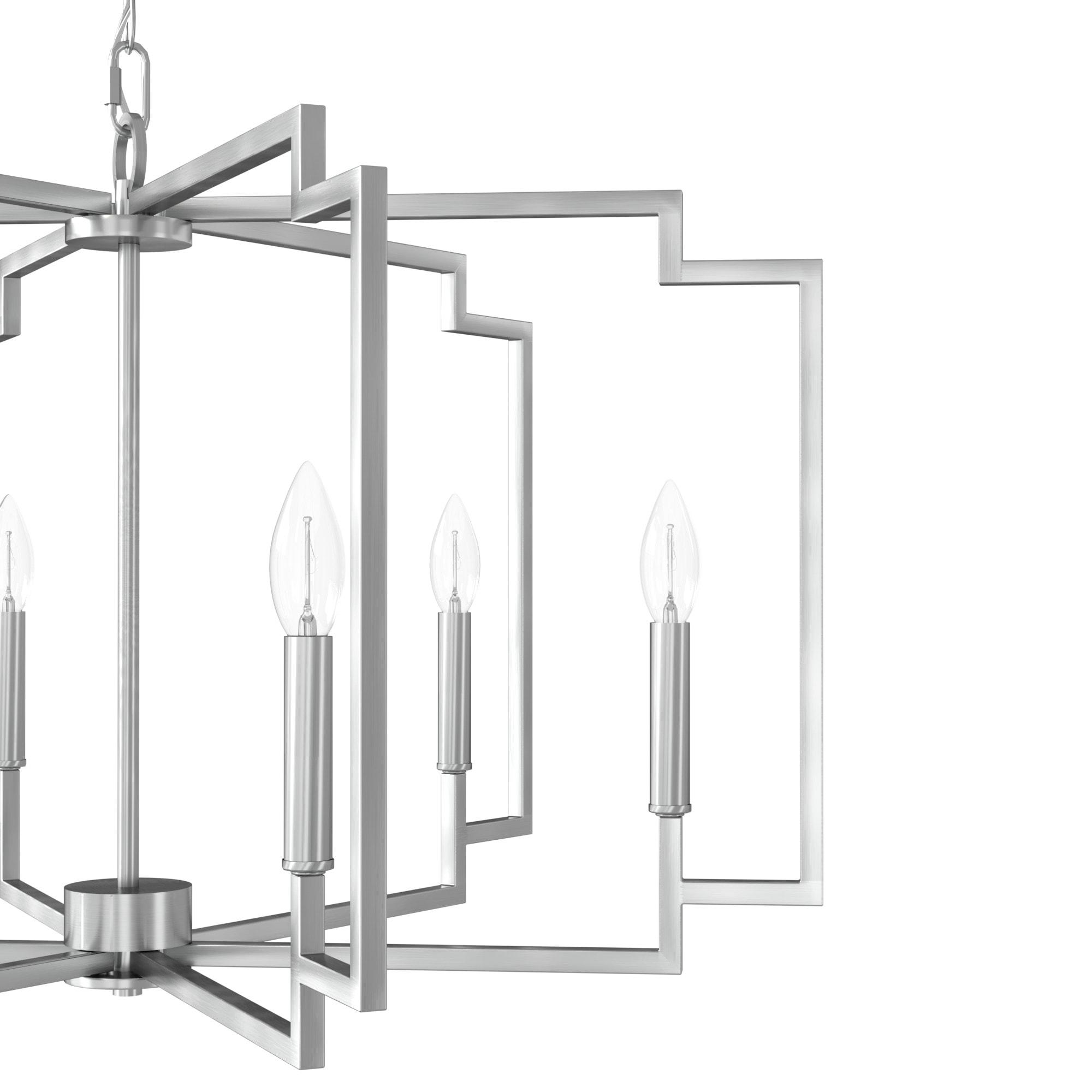 Hunter Fan Hunter 30 Inch Zoanne 6 Light Chandelier Ceiling Light Fixture