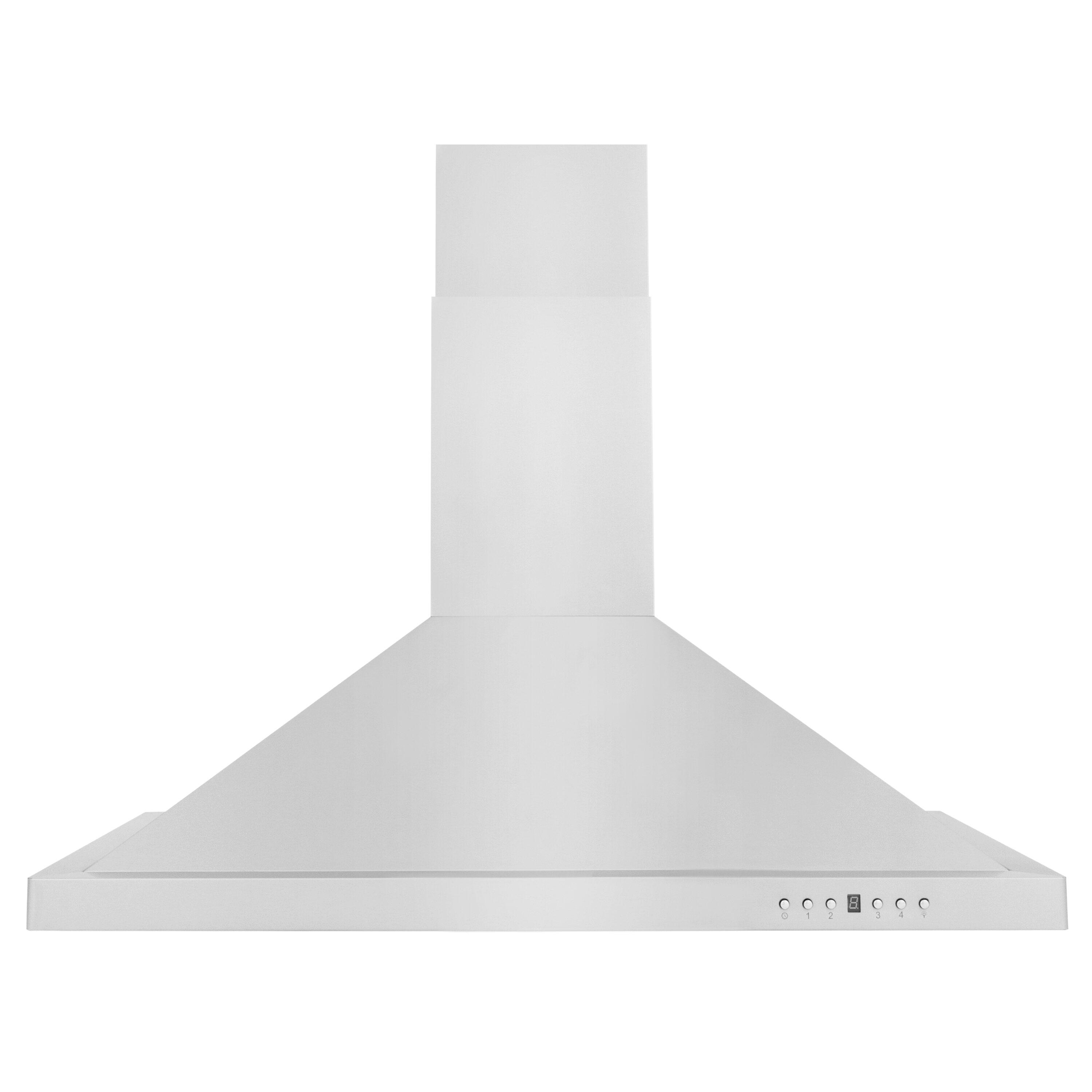 ZLINE 36 in. Convertible Vent Outdoor Approved Wall Mount Range Hood in Stainless Steel (KB-304-36)