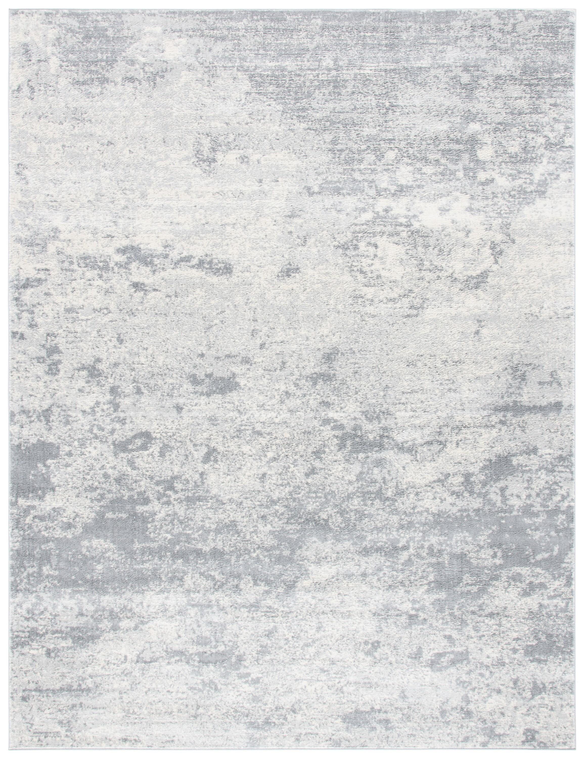 SAFAVIEH Brentwood Alaia Abstract Area Rug, 12' x 18', Grey/Ivory