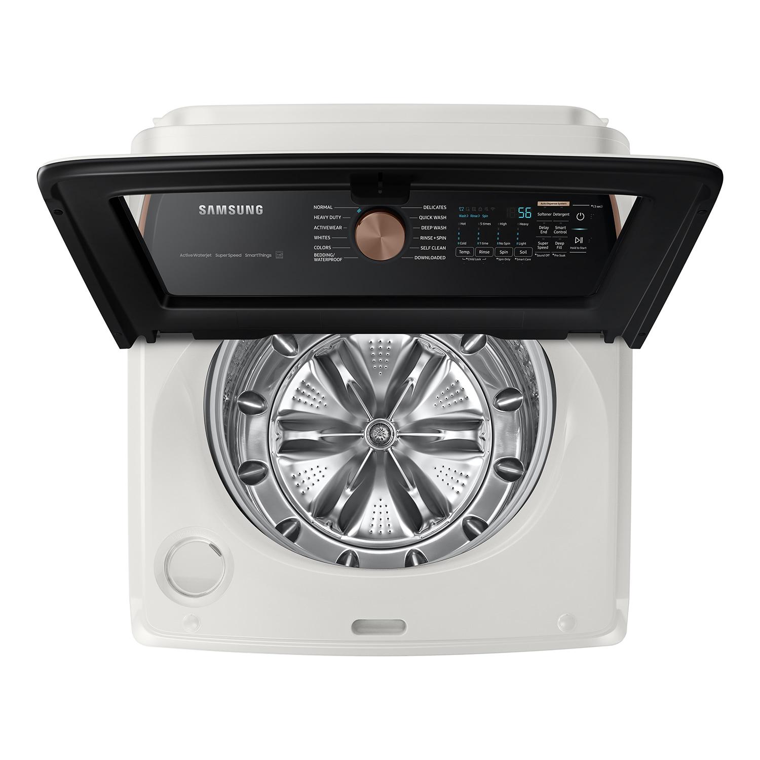 Samsung Samsung 5.5 cu. ft. Extra-Large Capacity Smart Top Load Washer with Auto Dispense System WA55CG7500AEUS