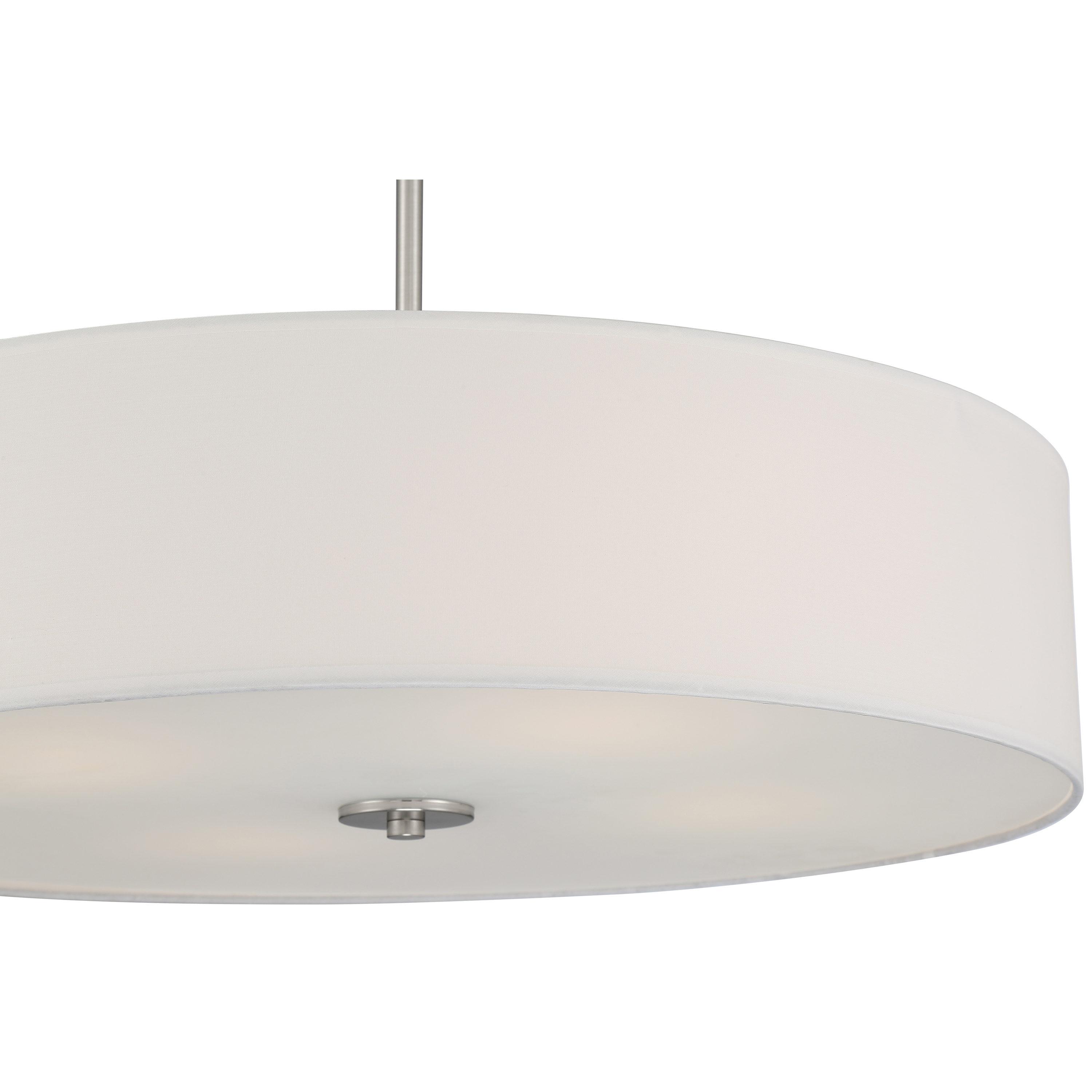 Access Lighting Mid Town 4 - Light Pendant in  Brushed Steel