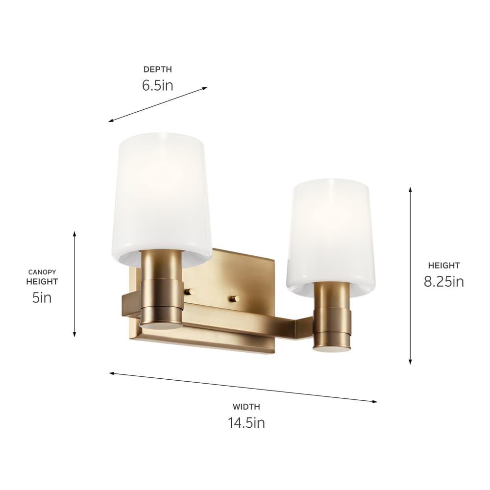 Keison 2 - Light Dimmable Vanity Light