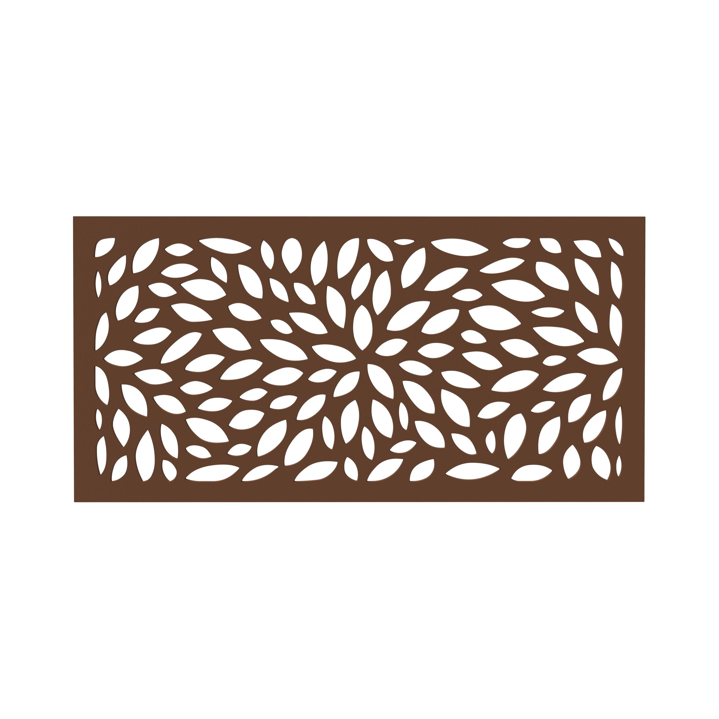 Floral Decorative Privacy Panel