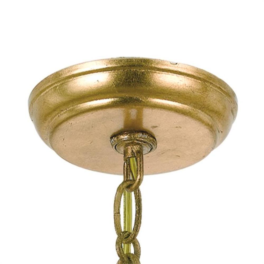 Crystorama Lighting Layla 6 - Light Chandelier in  Antique Gold
