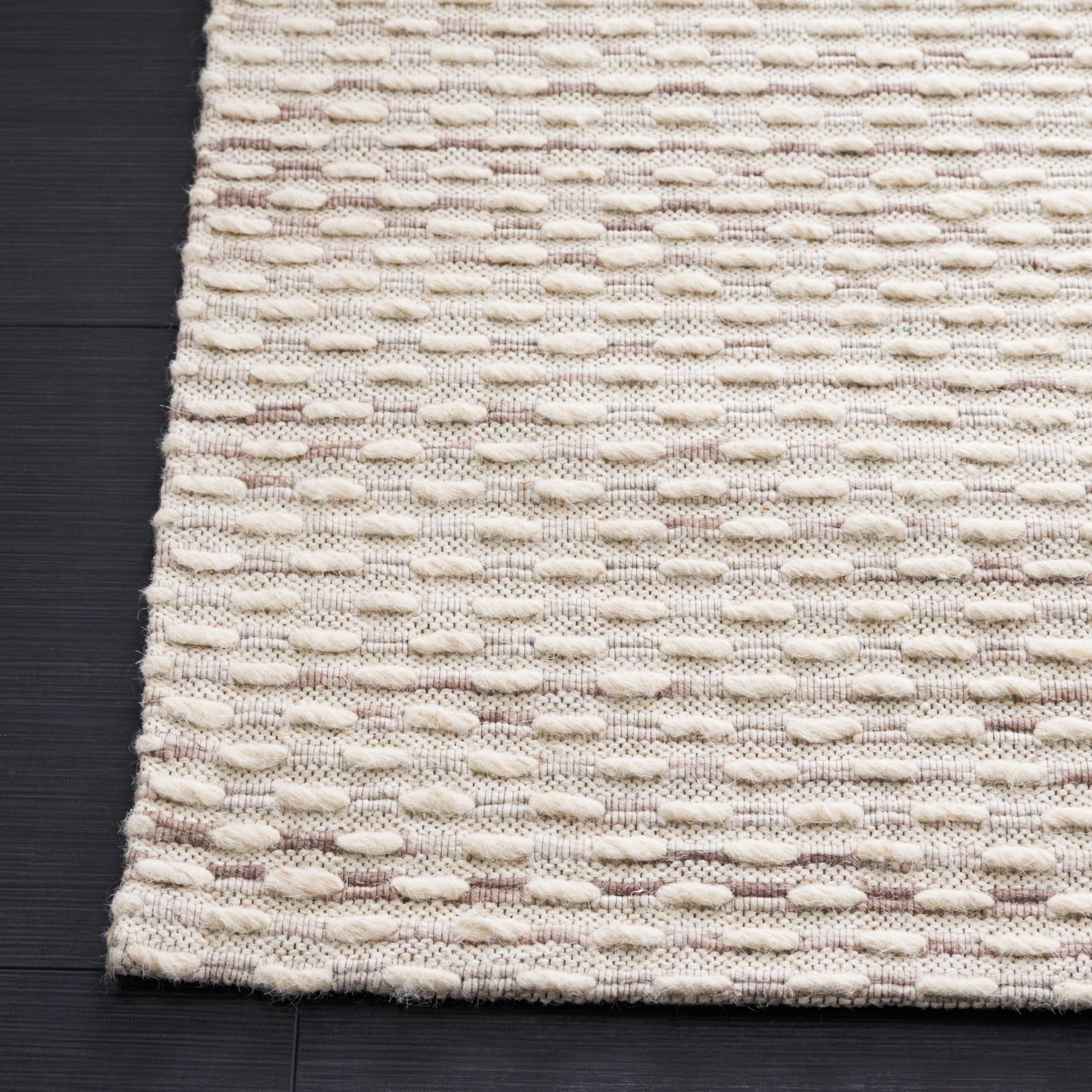 Marbella MRB158 Hand Woven Indoor Area Rug - Beige - 6'x9' - Safavieh
