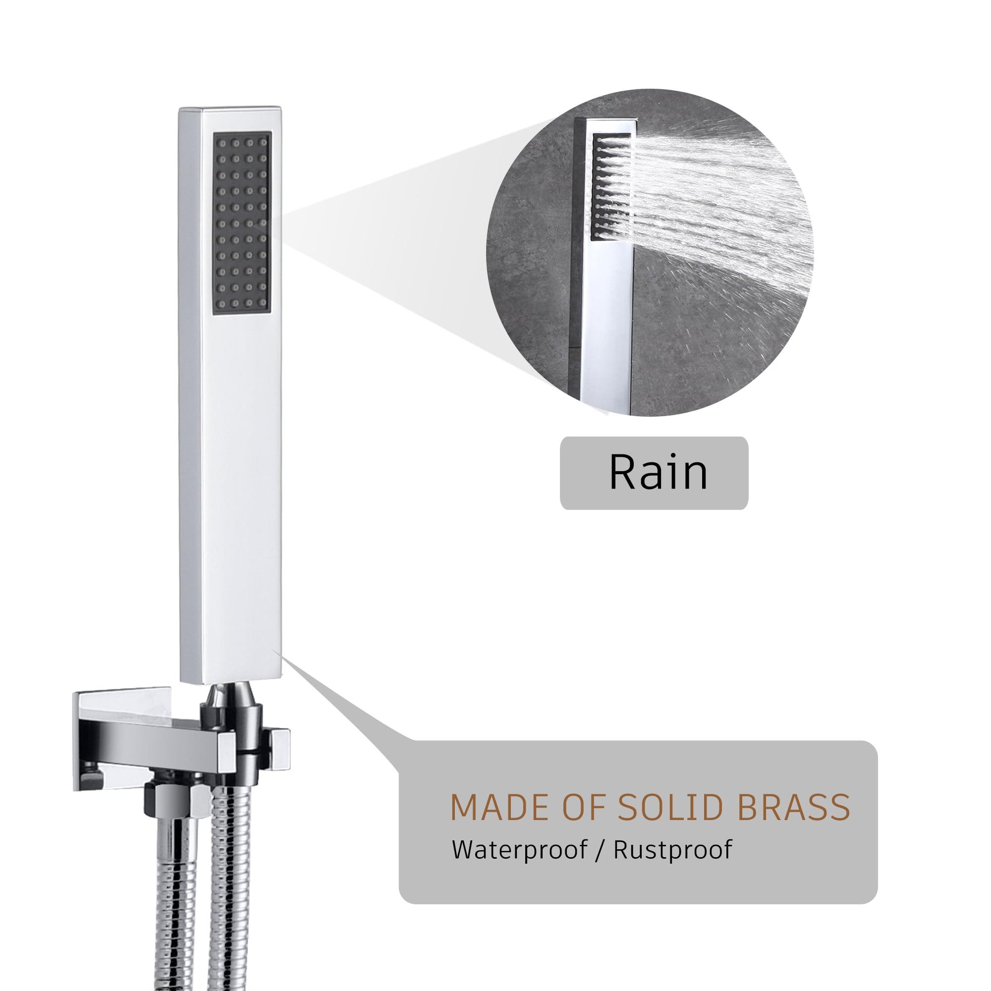 Revitalize 12 Inch Luxury Thermostatic Complete Shower System with Rough-in Valve