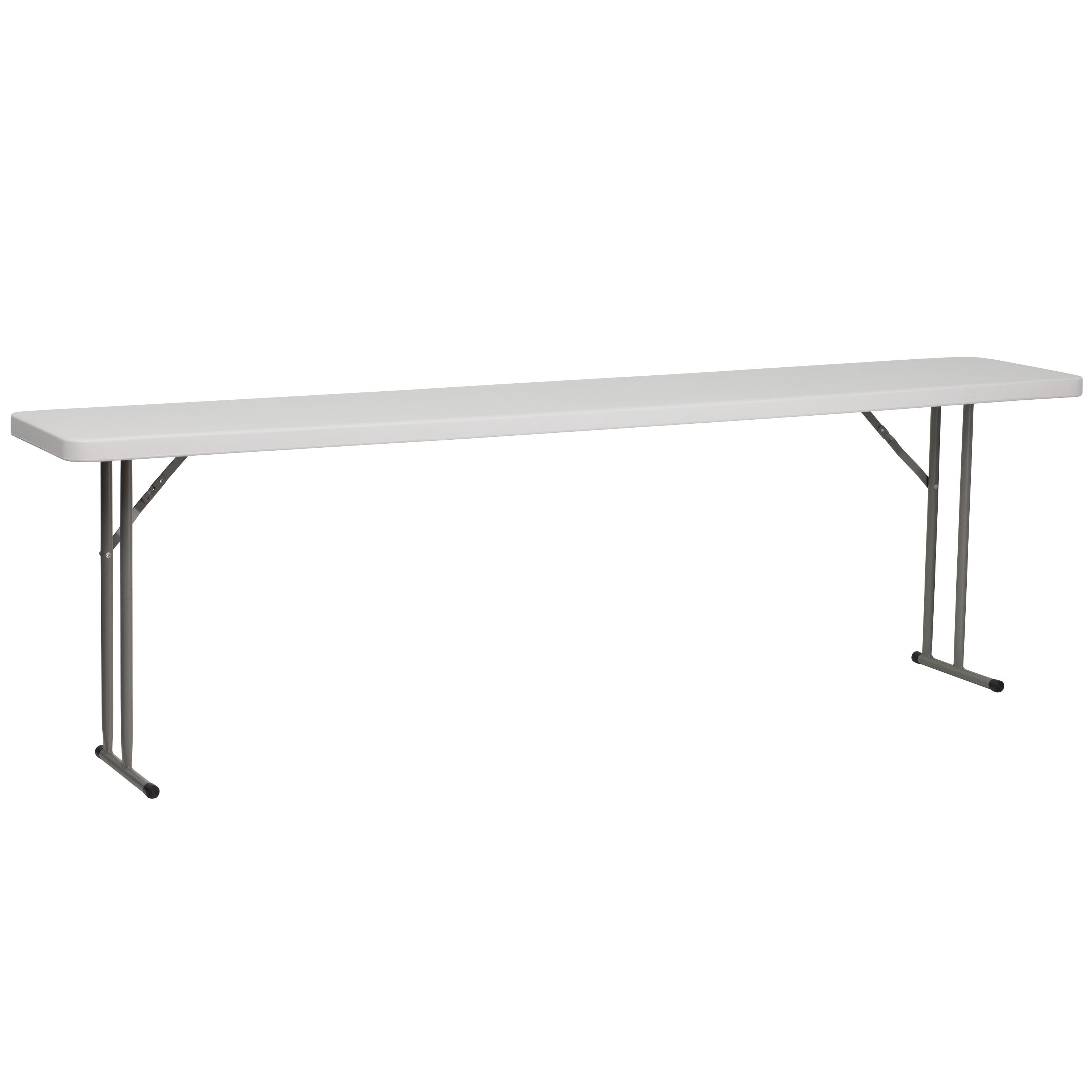 Parker 8' Rectangular Plastic Folding Training and Event Table by Flash Furniture