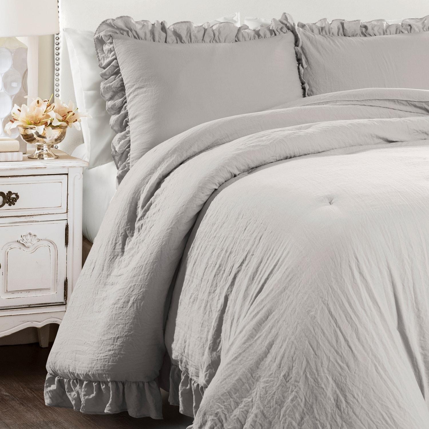Lush Decor Reyna Microfiber 3 Piece Comforter Set