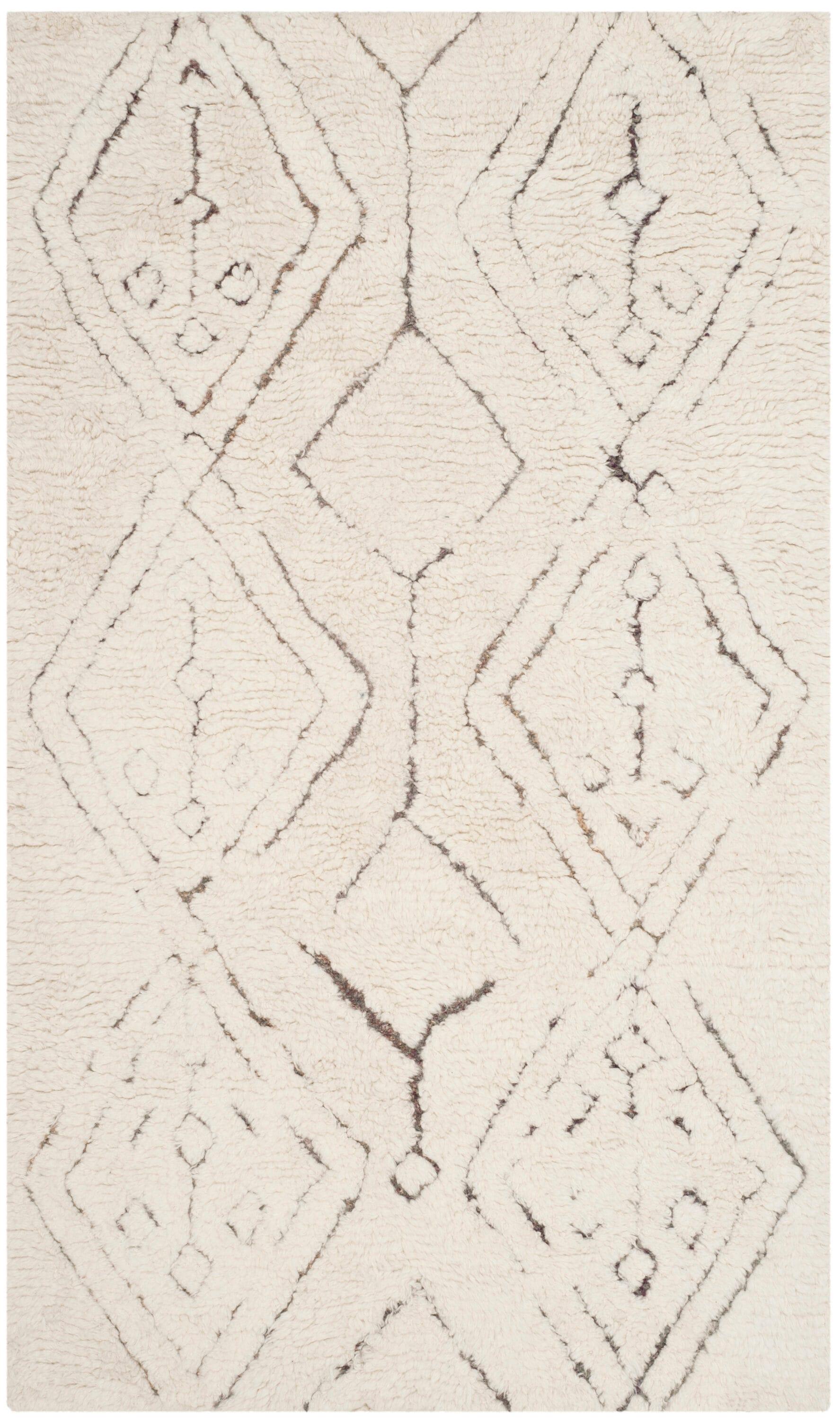 Safavieh  Casablanca Arleen Hand-tufted Tribal Area Rug 3'  x  5' 3' x 5' Indoor,Handmade Living Room,Bedroom Rectangle