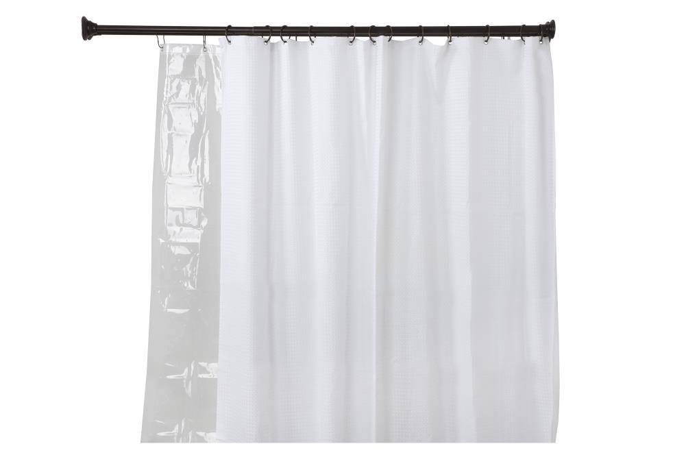 Utopia Alley 72'' Straight Tension Shower Curtain Rod & Hook Set