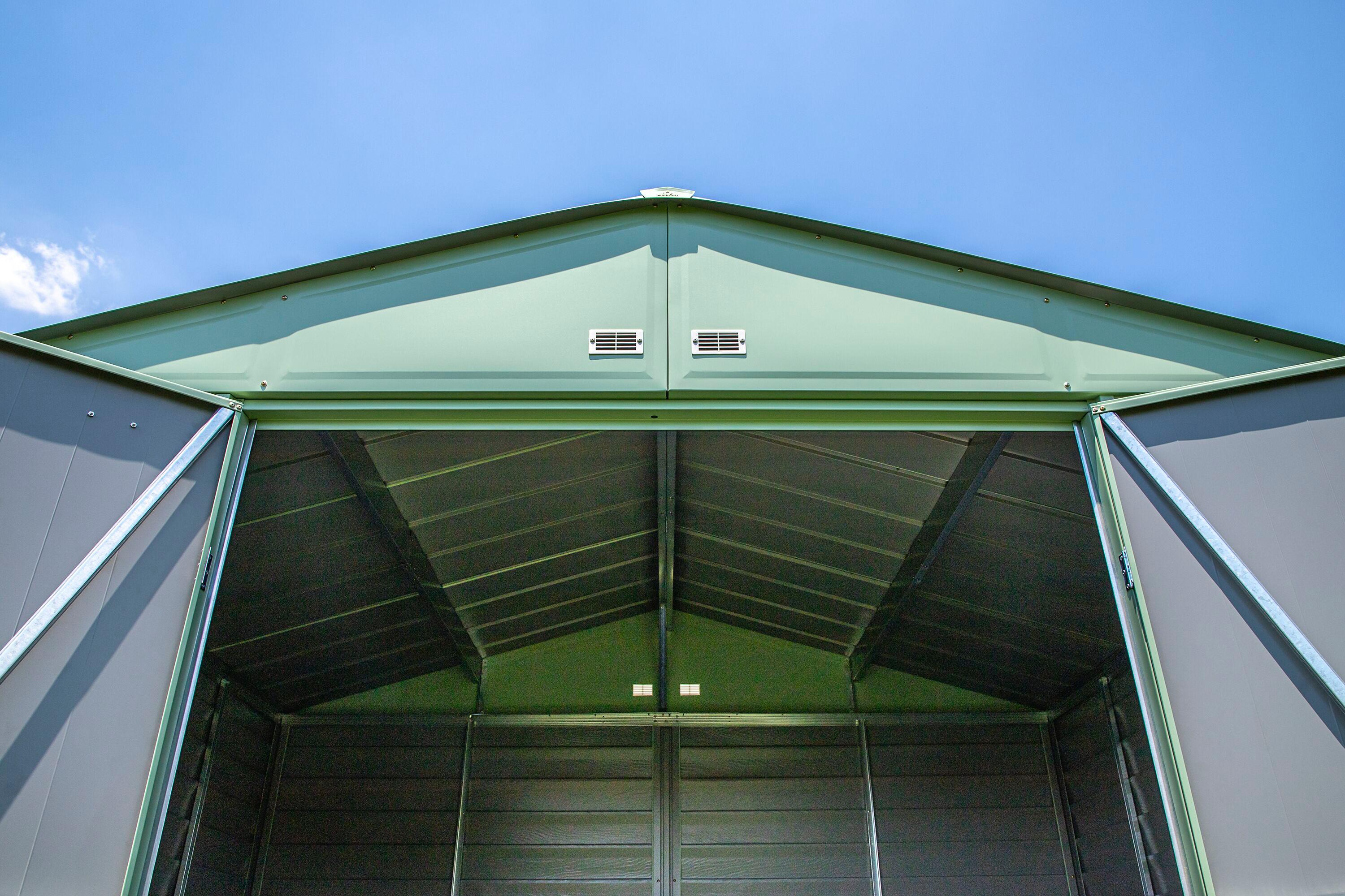 Arrow 6 ft. W x 7 ft. D Galvanized Steel	 Storage Shed