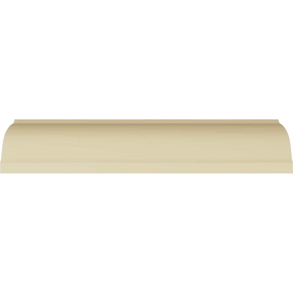 3 1/4"H x 3 1/2"P x 4 5/8"F x 94 1/2"L Fleur-de-lis Crown Moulding
