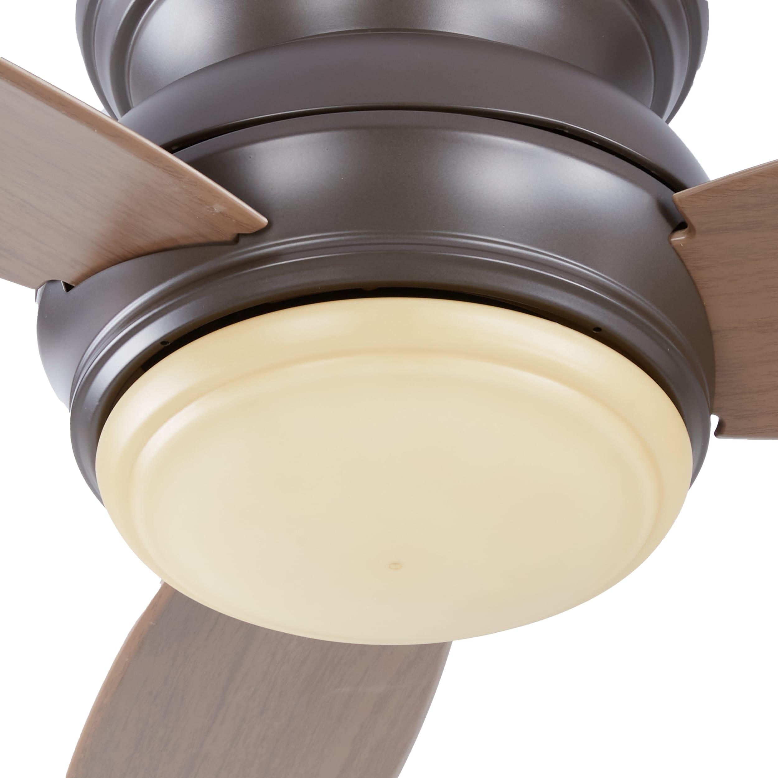 44" Concept II 3 - Blade Outdoor LED Propeller Ceiling Fan with Wall Control and Light Kit Included