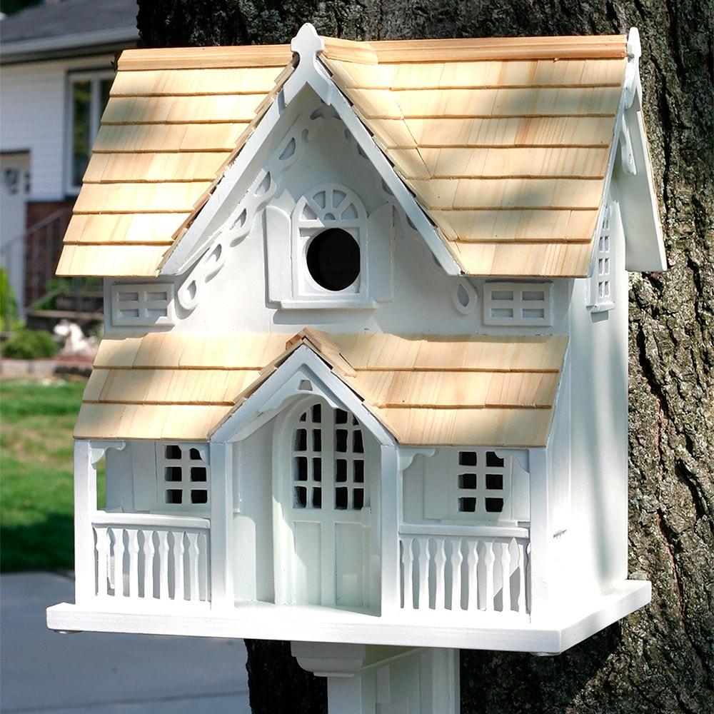 Classic Series Gingerbread Cottage 12 in x 11 in x 8 in Birdhouse