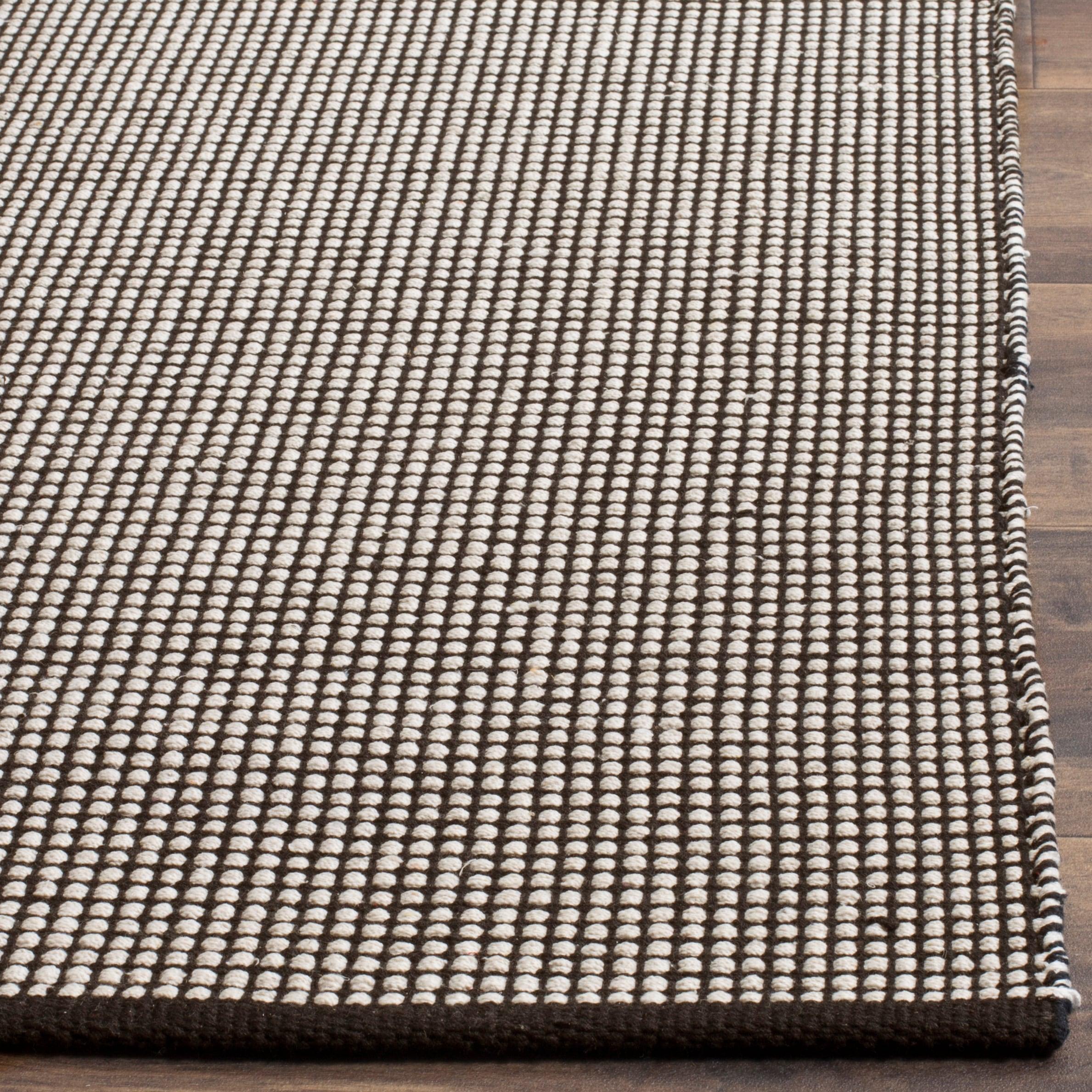 Montauk MTK345 Hand Woven Indoor Area Rug - Ivory/Black - 8'x10' - Safavieh