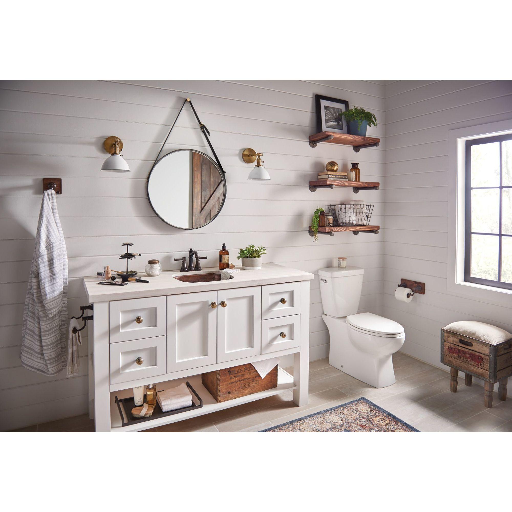 Moen 6401ORB Belfield Two-Handle Centerset Bathroom Faucet in Oil Rubbed Bronze