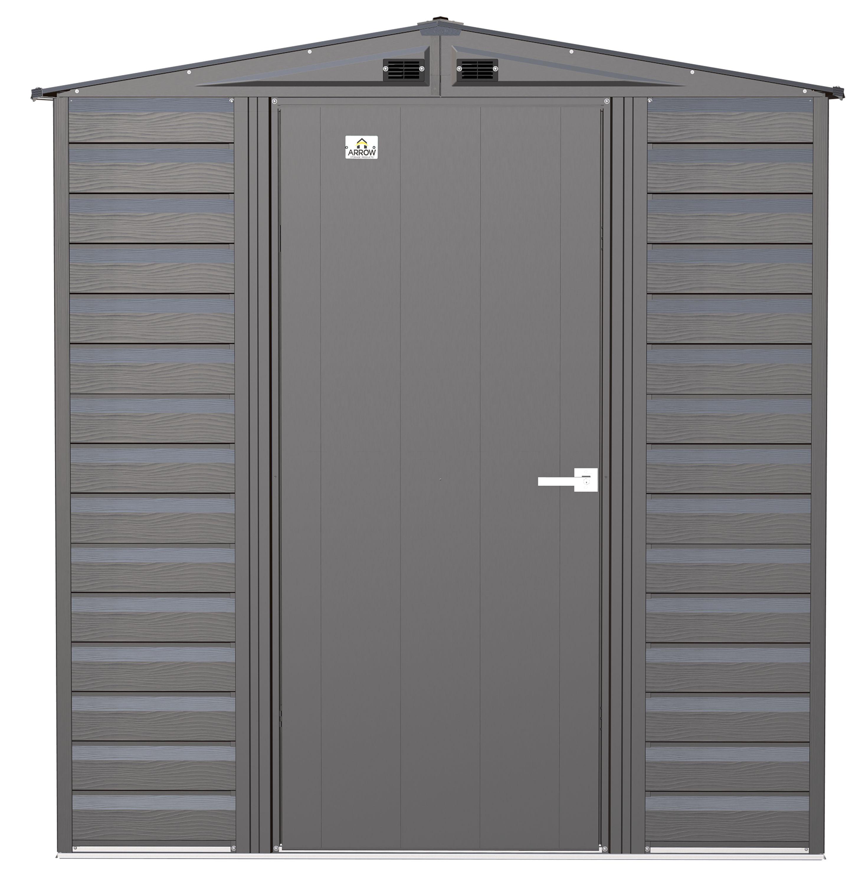 Arrow 6 ft. W x 7 ft. D Galvanized Steel	 Storage Shed