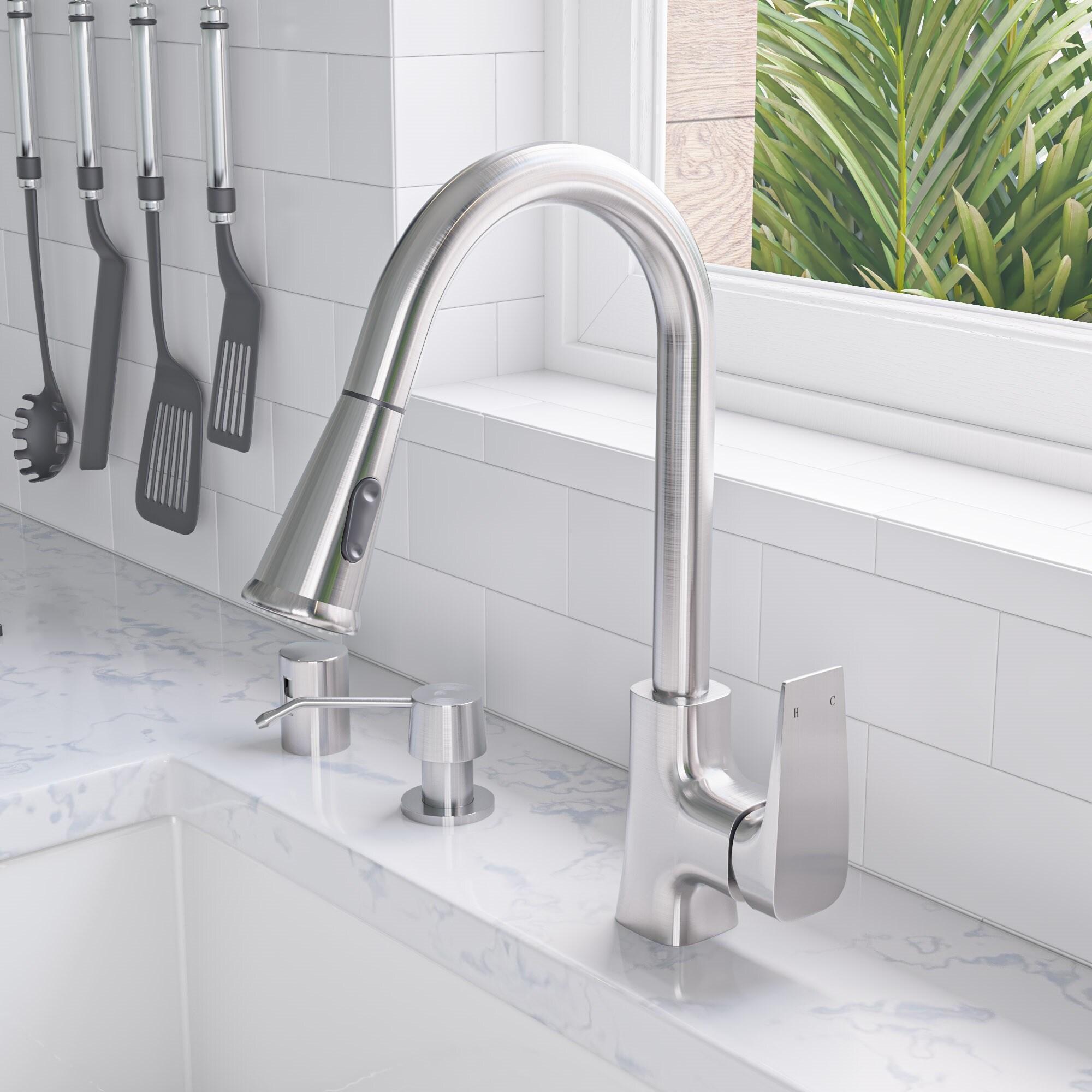 Alfi Brand Pull Down Kitchen Faucet