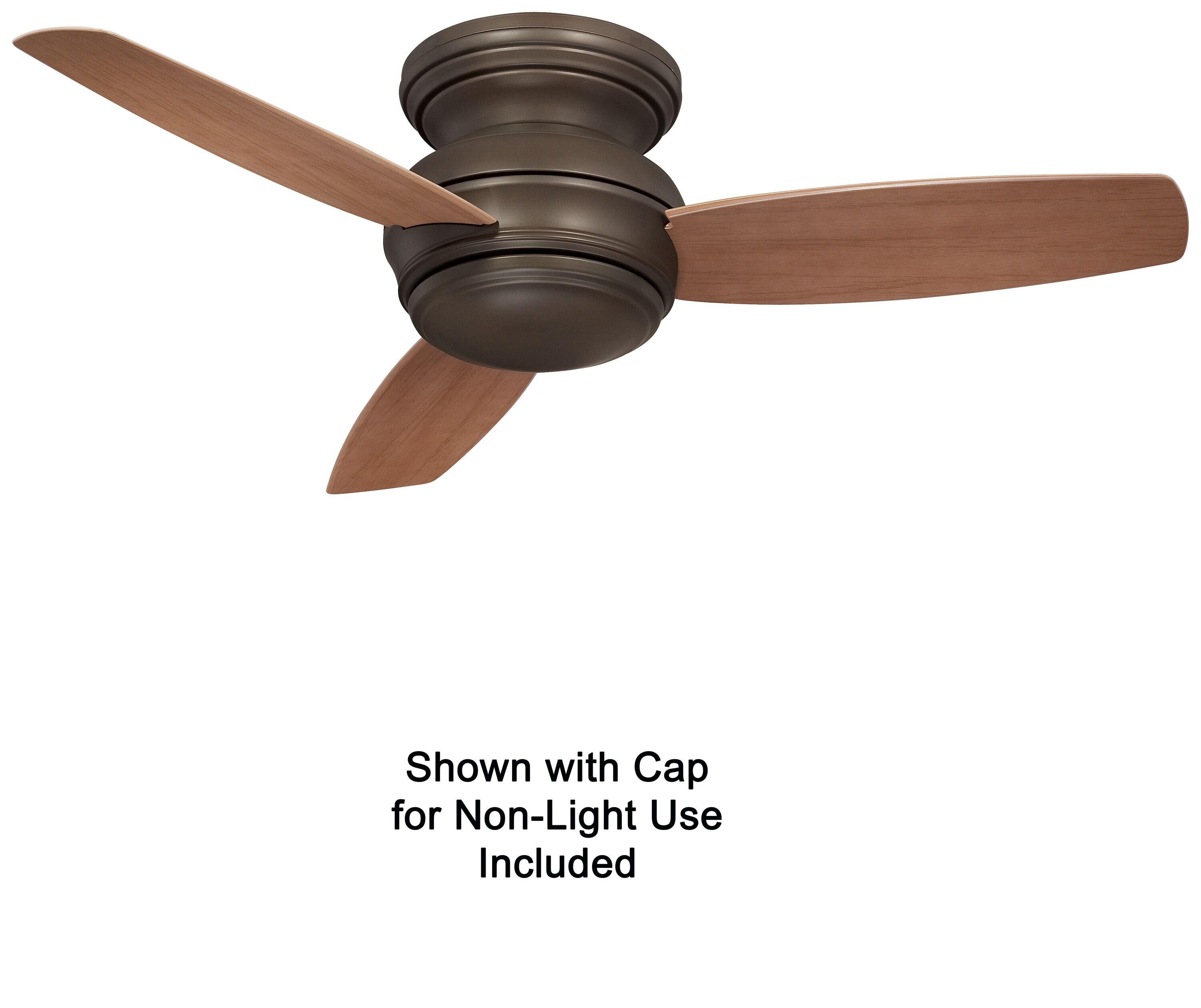 44" Concept II 3 - Blade Outdoor LED Propeller Ceiling Fan with Wall Control and Light Kit Included