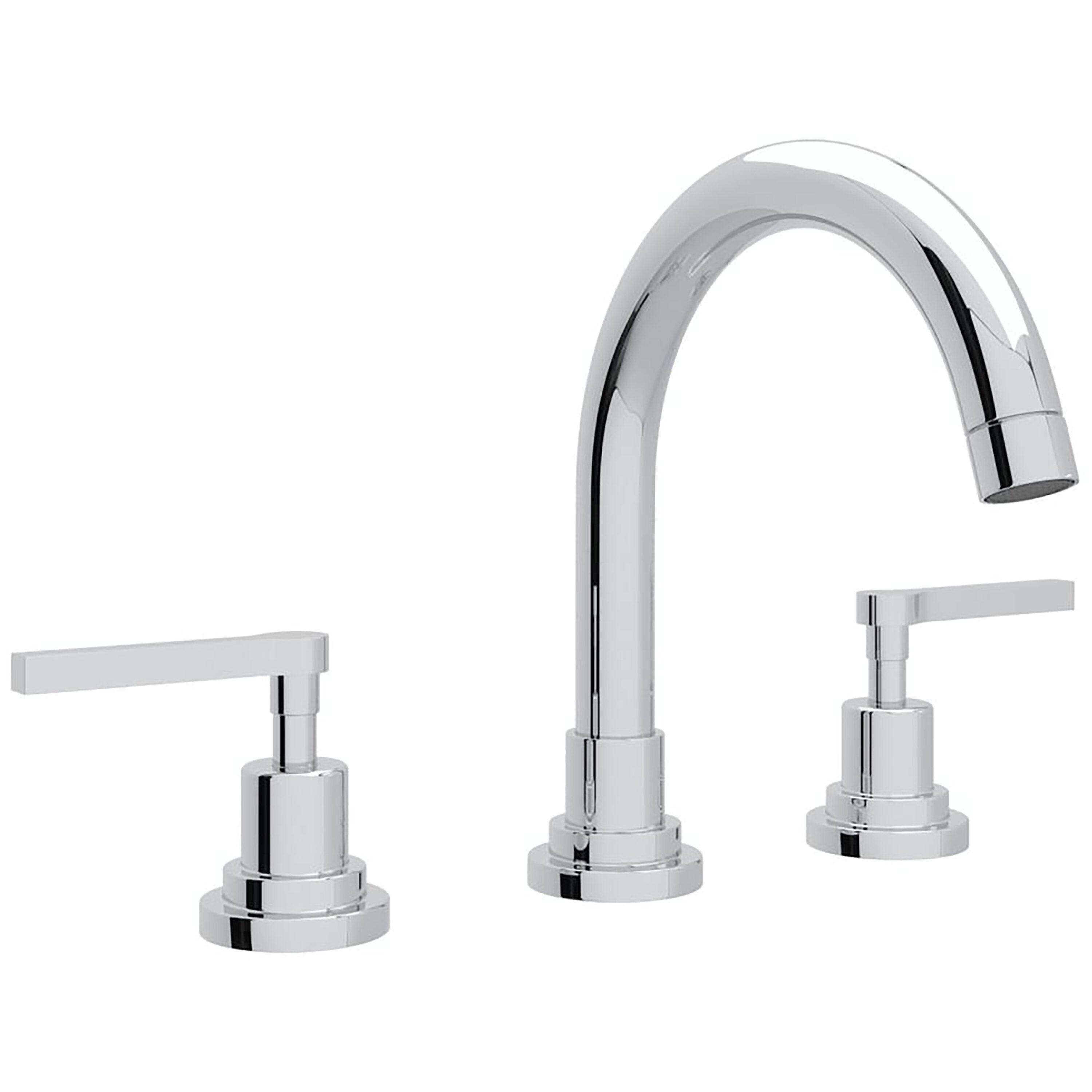 Lombardia Widespread Lavatory Faucet With C-Spout