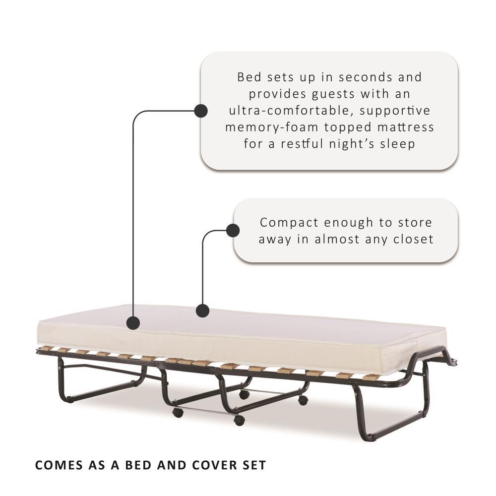 Linon Luxor Folding Bed With Cover