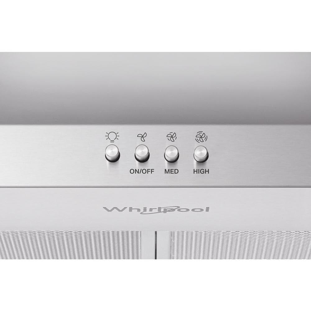 WHIRLPOOL WVW53UC6LS ducted hood