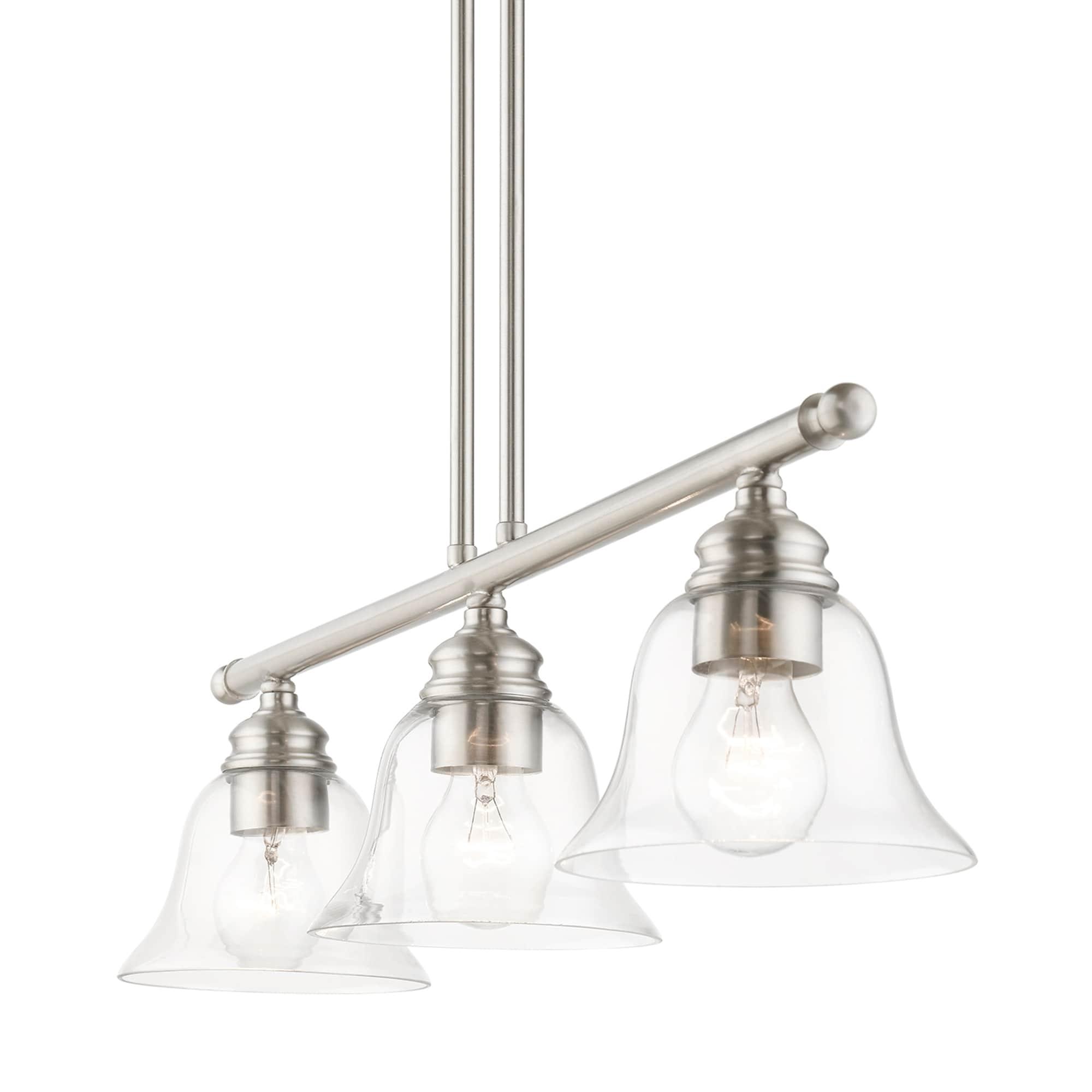 Livex Lighting Moreland 3 - Light Chandelier in  Brushed Nickel