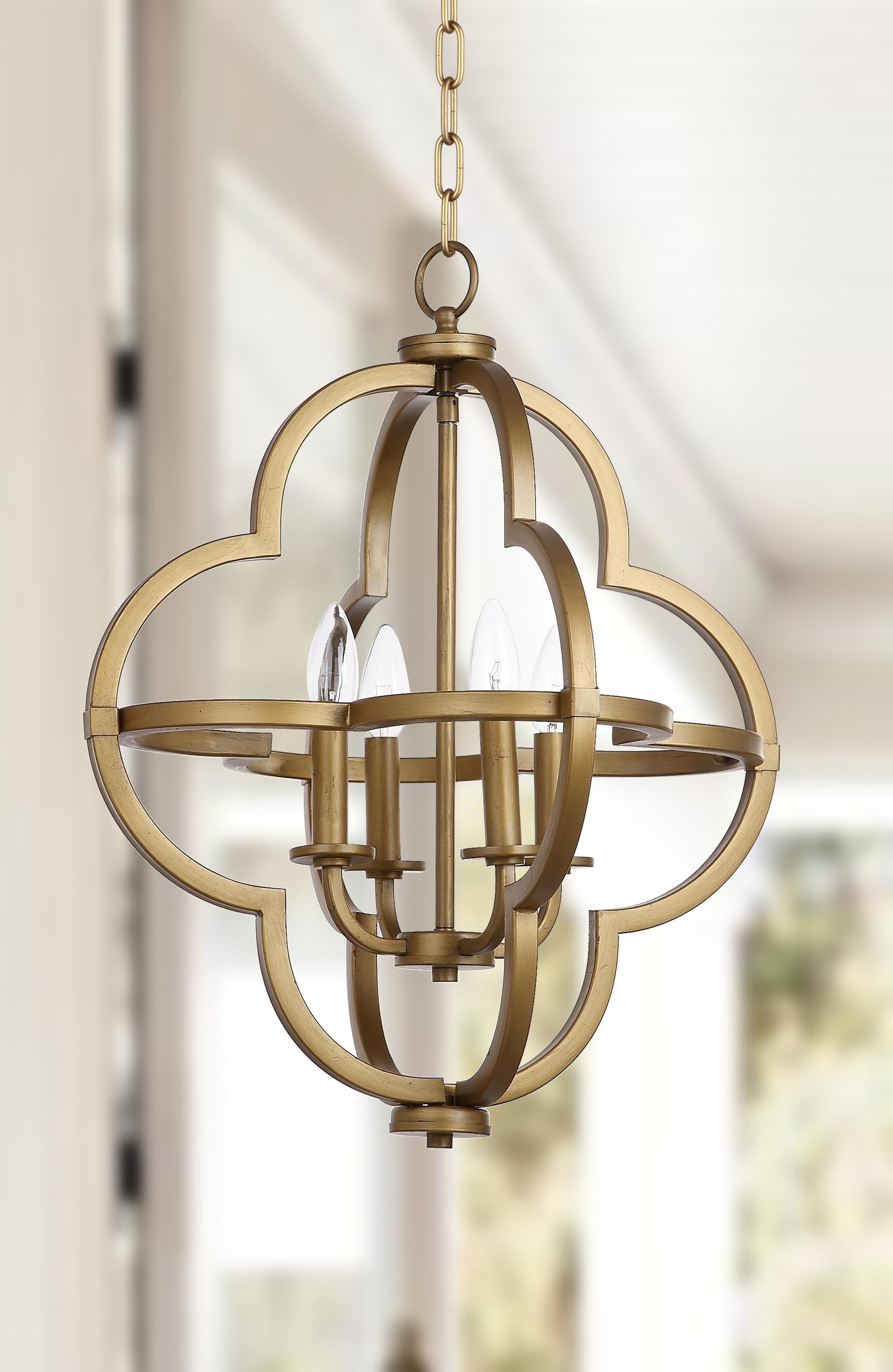 Millard Orb Pendant - LIT4373 - Brass - Safavieh