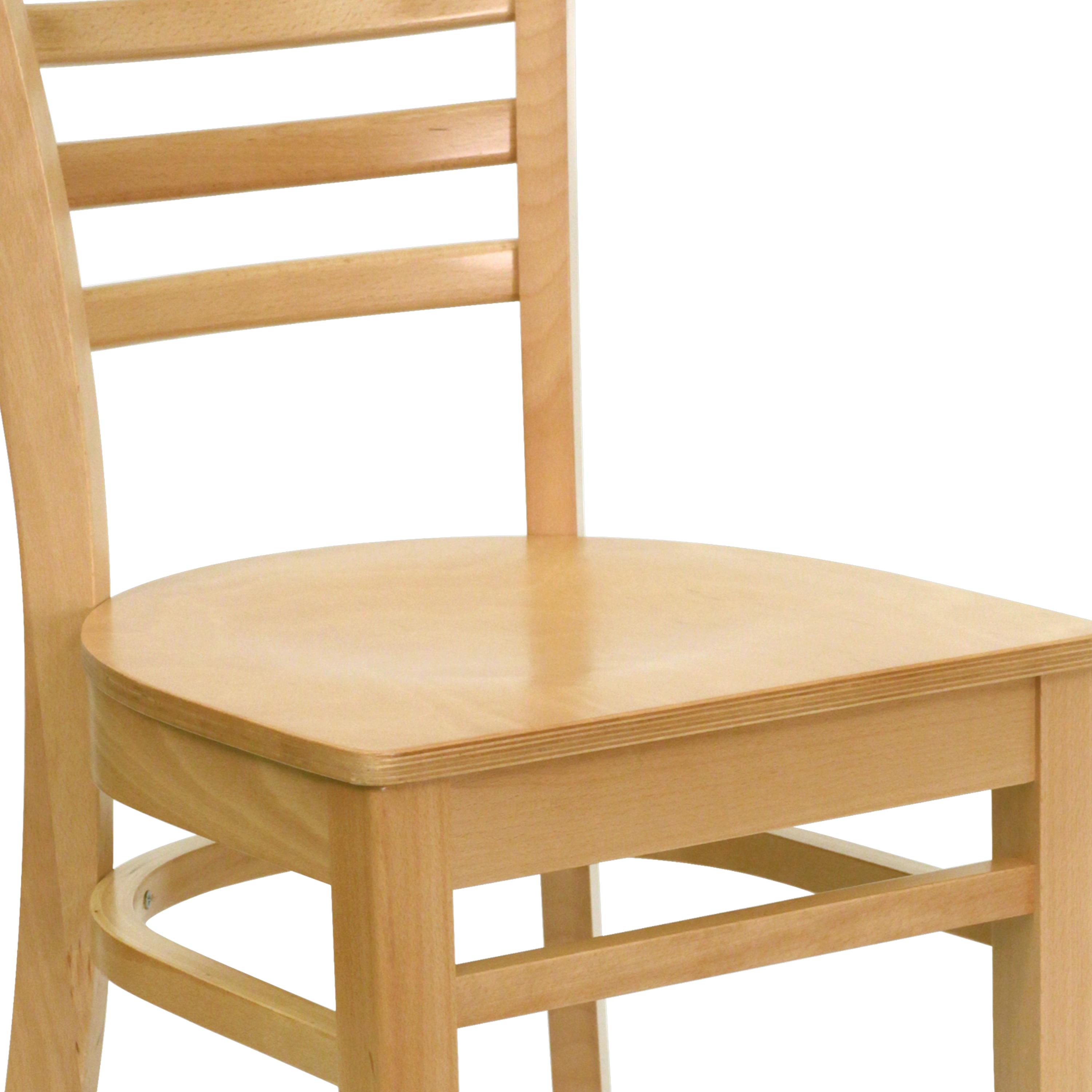 Ladder Back Wooden Restaurant Chair