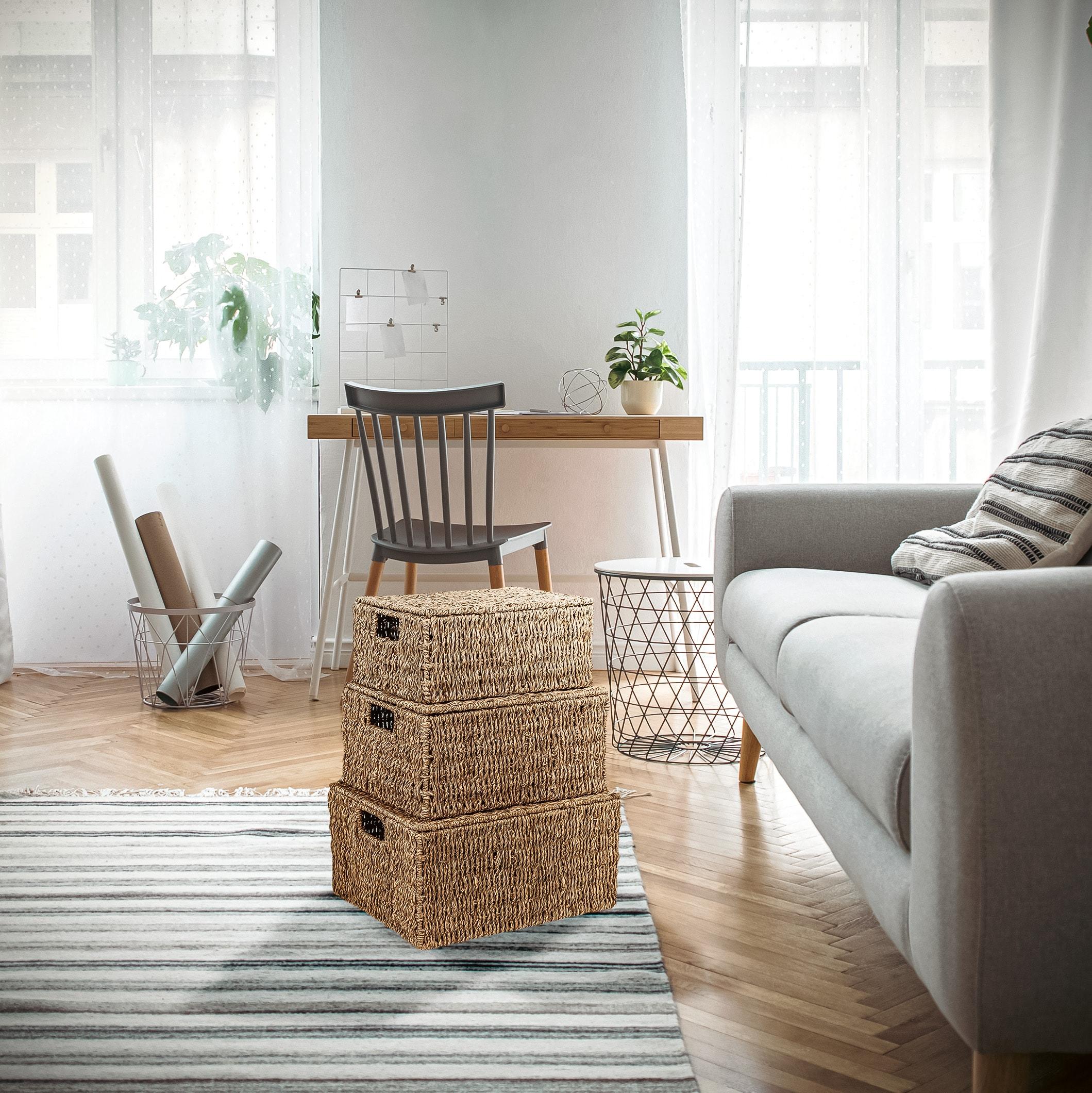Highland Dunes Wicker Basket