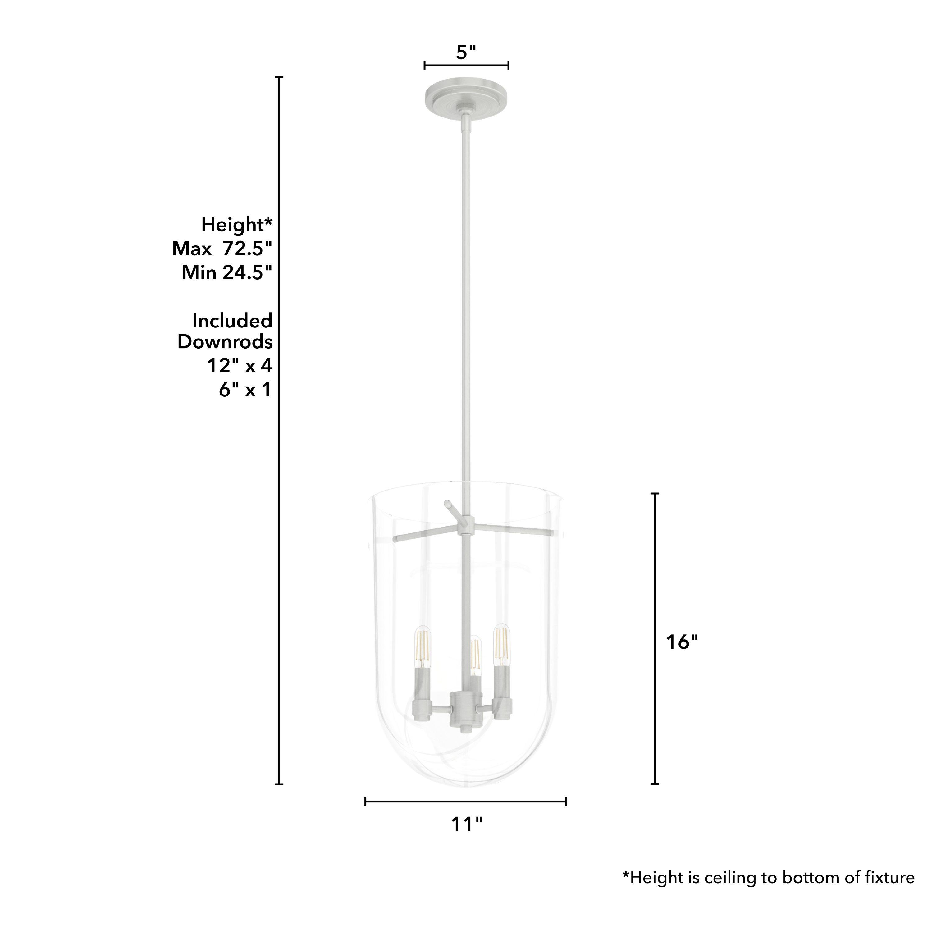Sacha 3 - Light Urn Pendant